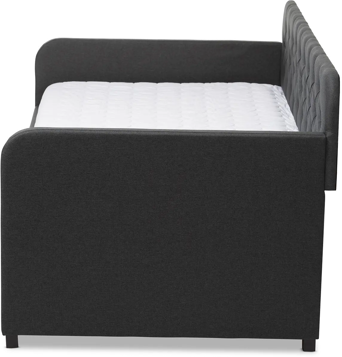 150-9016-RCW Modern Charcoal Upholstered Twin Daybed - Tahlia-4