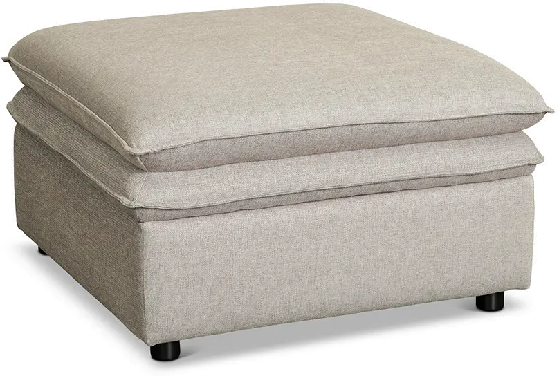 Biggie Linen Ottoman-1