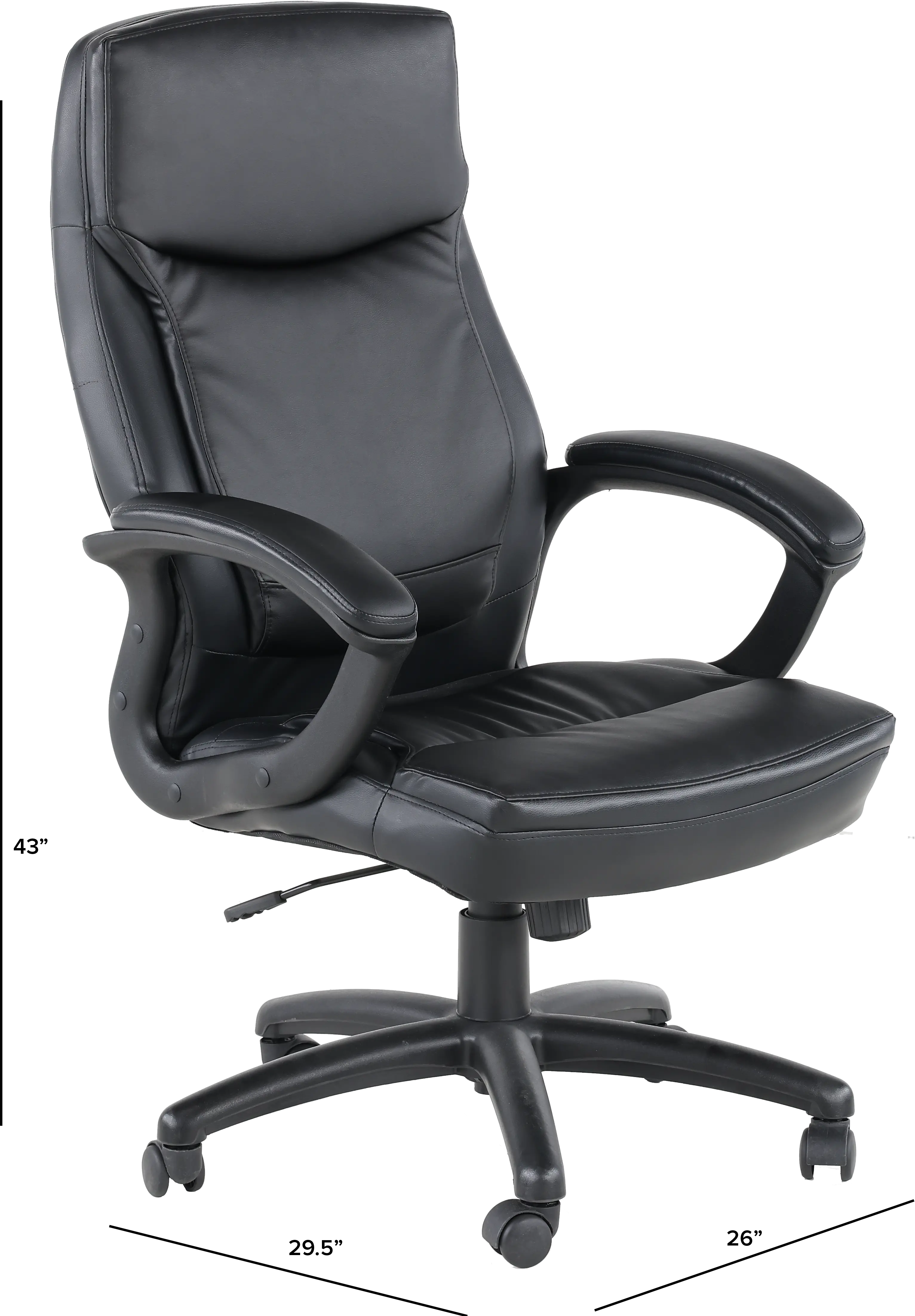 Black Executive Office Chair-3