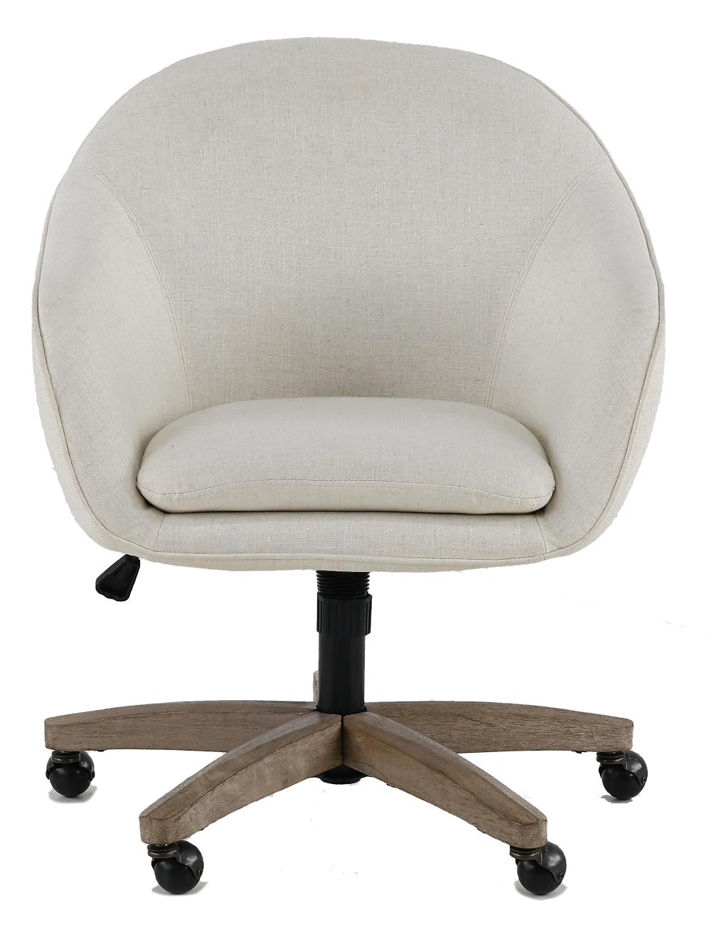 Nora Chic White Office Chair