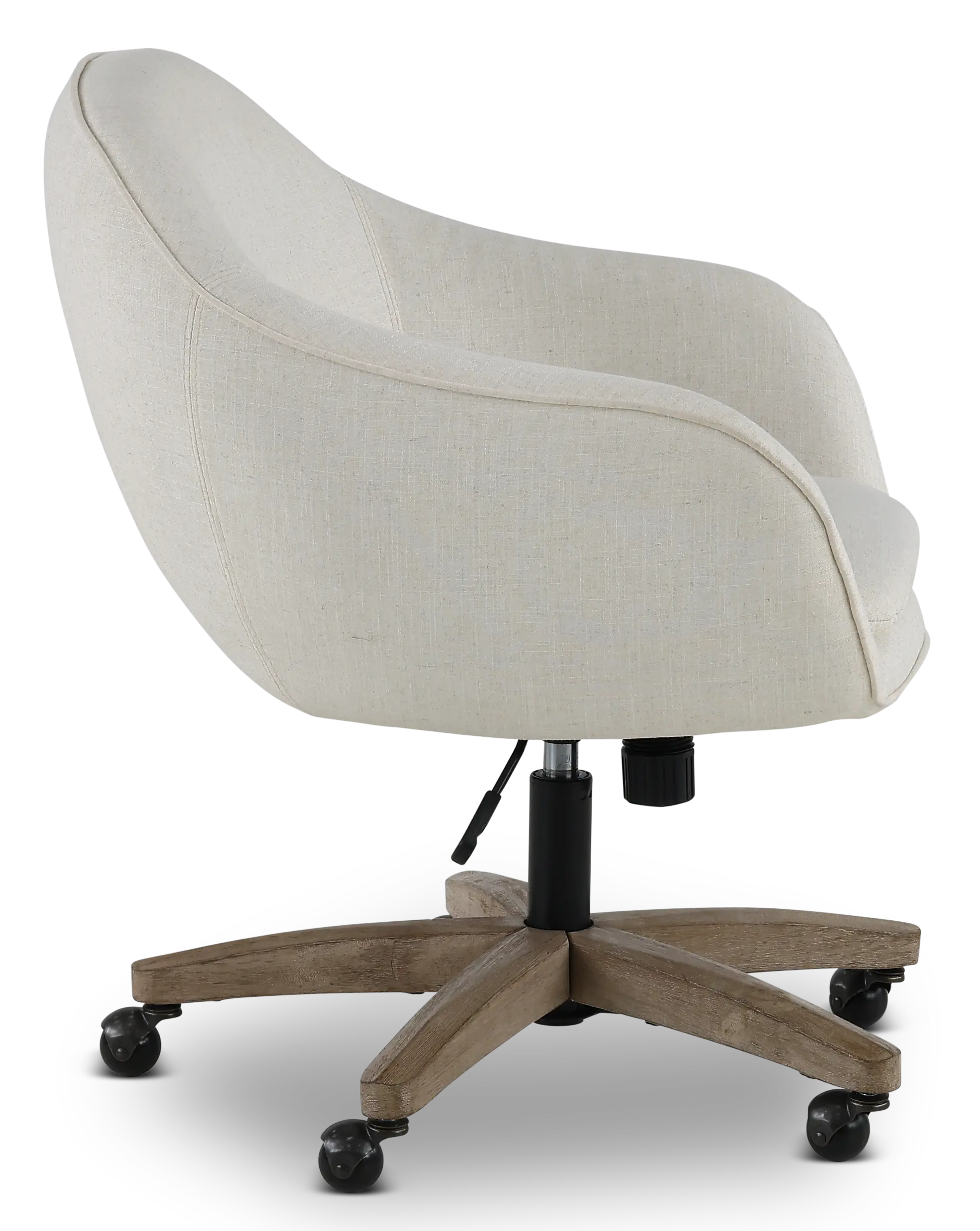 Nora Chic White Office Chair-4