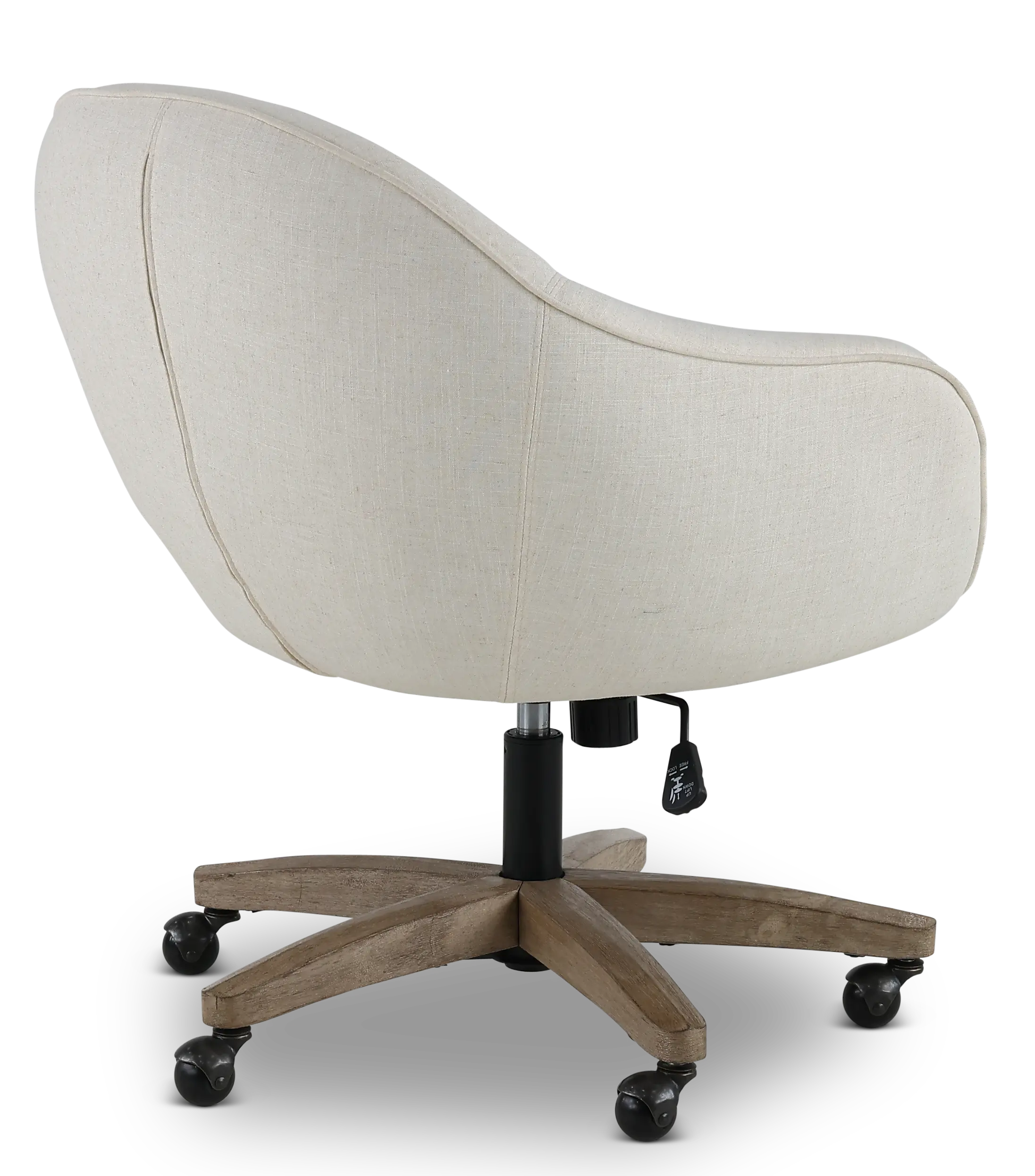 Nora Chic White Office Chair-7