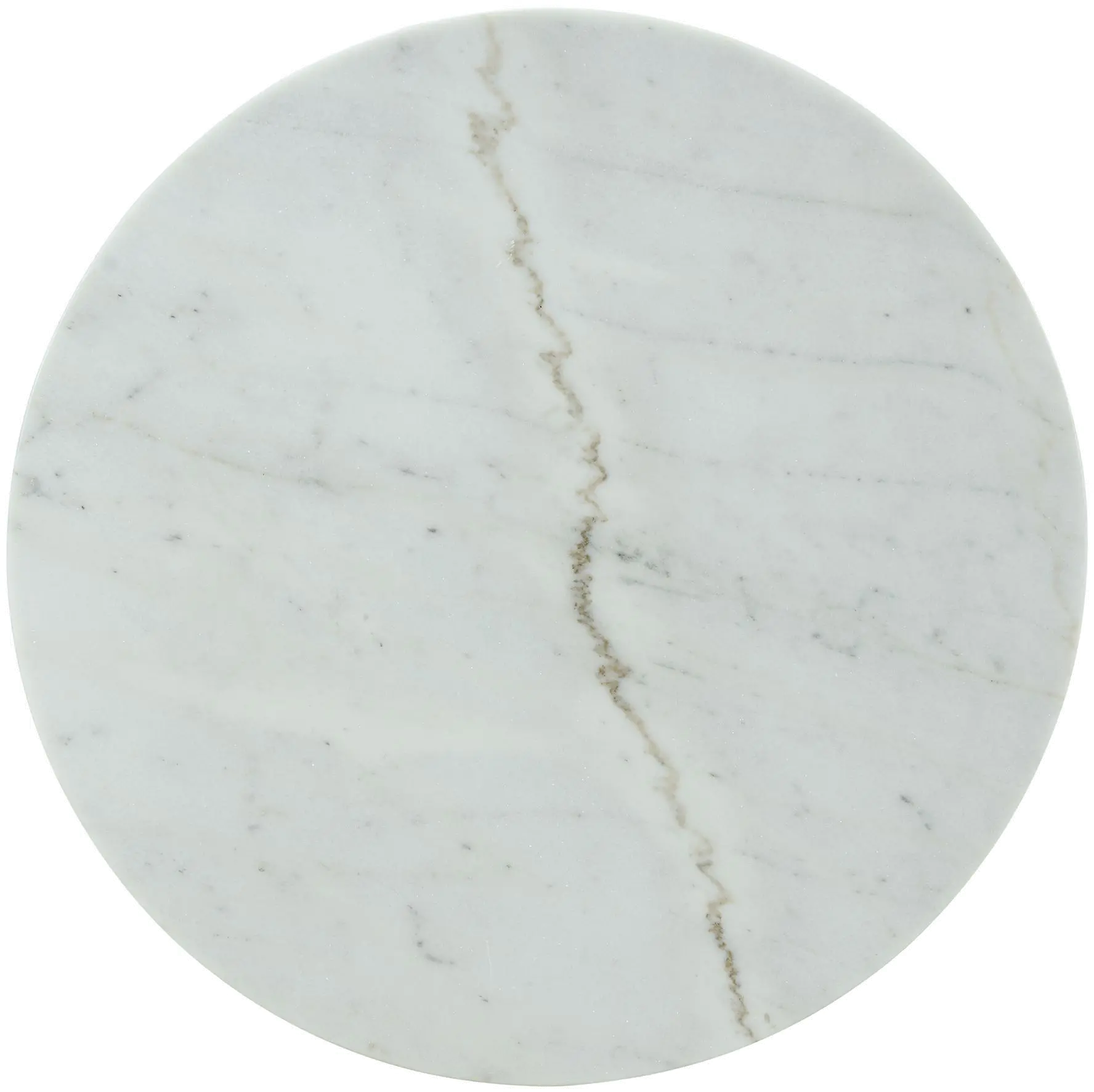 Rocco White Marble Round Counter Height Dining Table-5