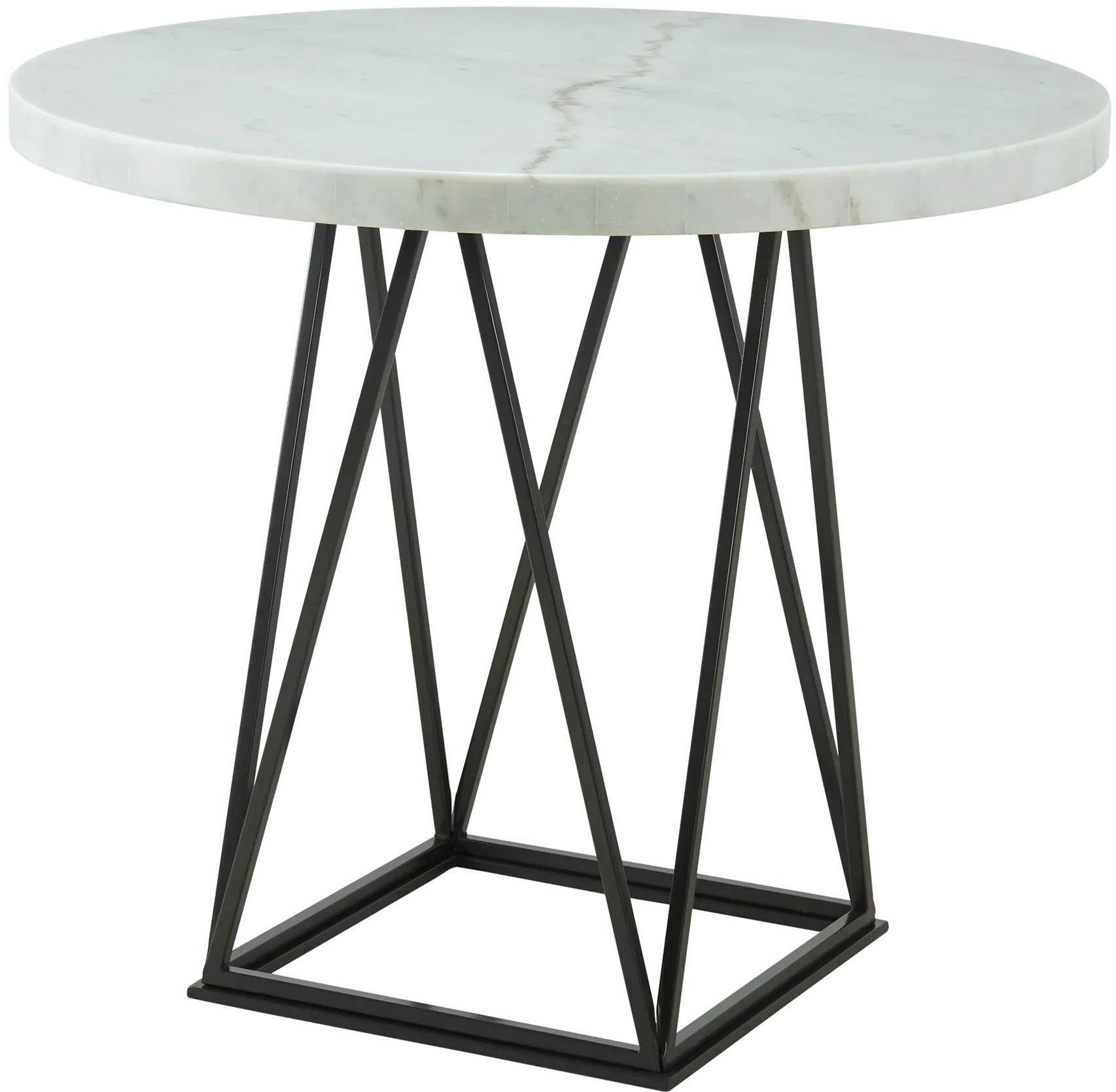 Rocco White and Black 5 Piece Counter Height Dining Set-3
