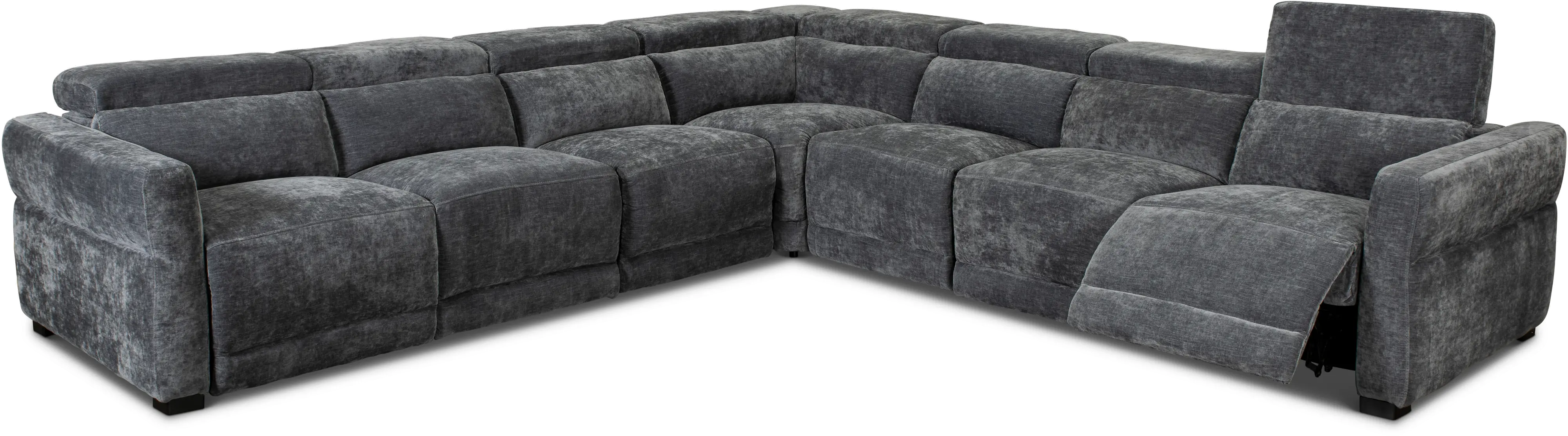 Mystery 5-Piece L-Shaped Power Reclining Sectional-1