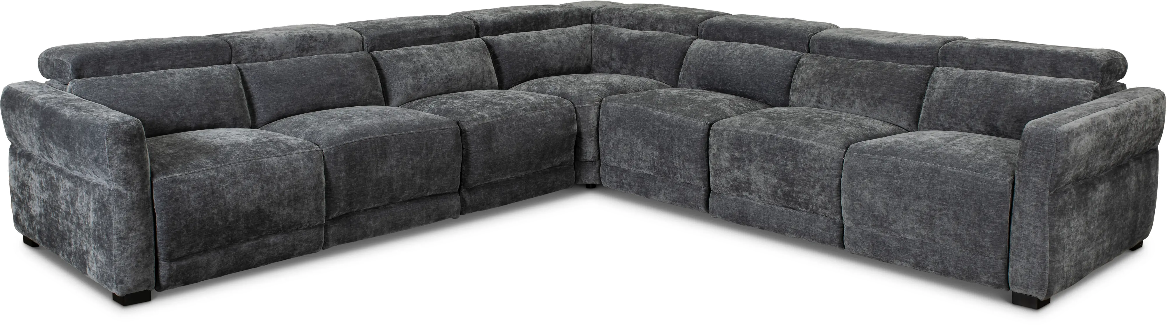 Mystery 5-Piece L-Shaped Power Reclining Sectional-3