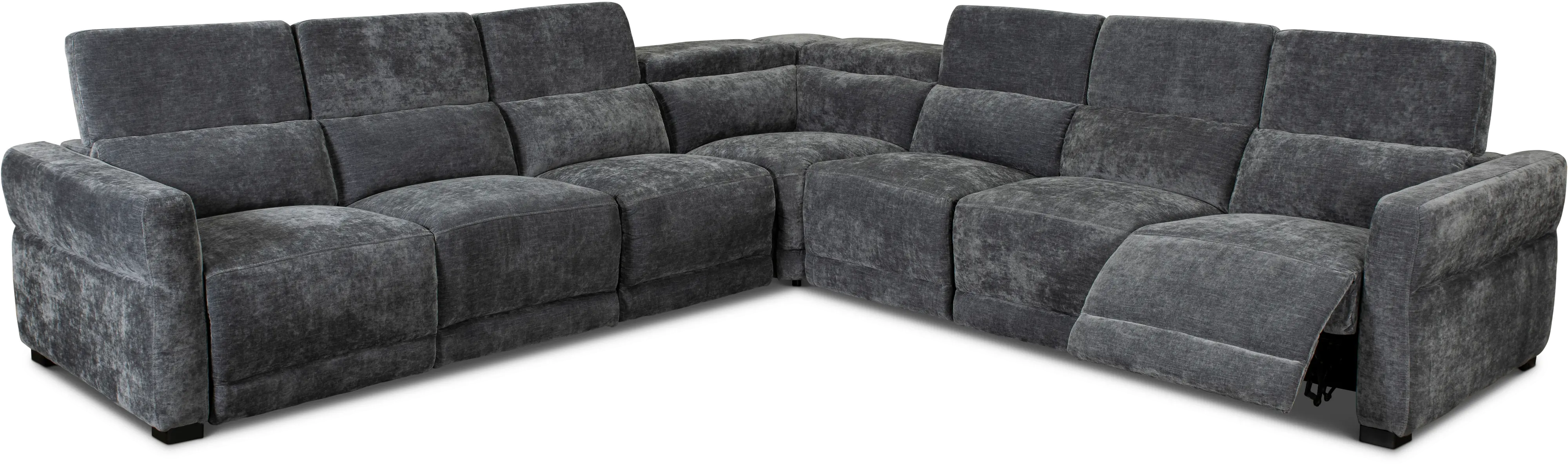 Mystery 5-Piece L-Shaped Power Reclining Sectional-4