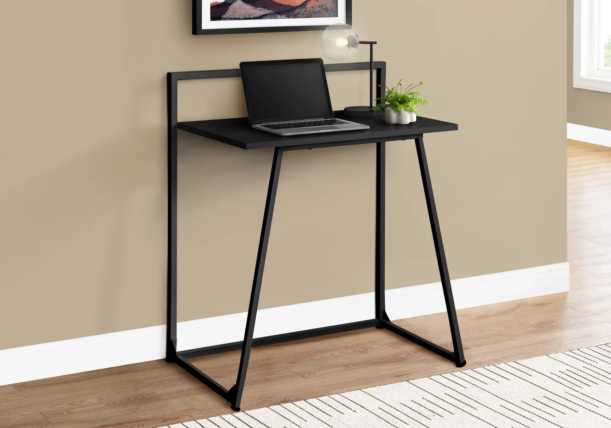 Black Metal Computer Desk-2