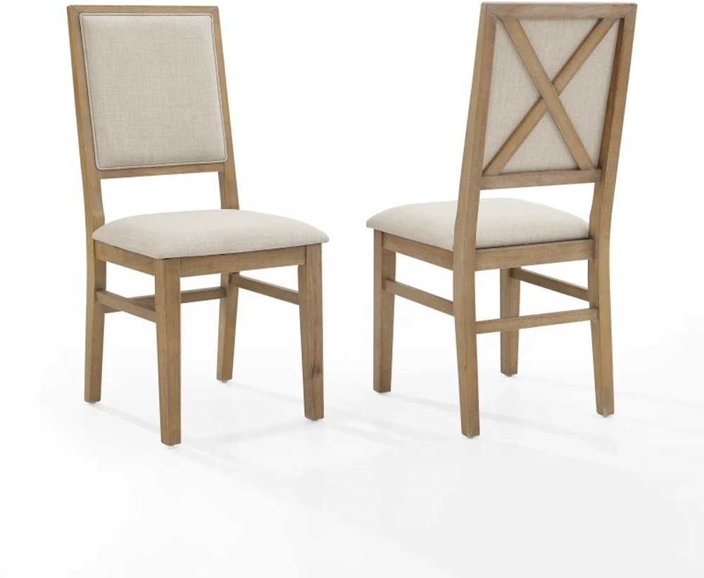 Joanna Cream Upholstered Dining Chair Set of 2