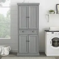 CF3103-GY Seaside Gray Tall Storage Pantry