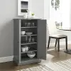 CF3106-GY Seaside Gray Accent Storage Cabinet