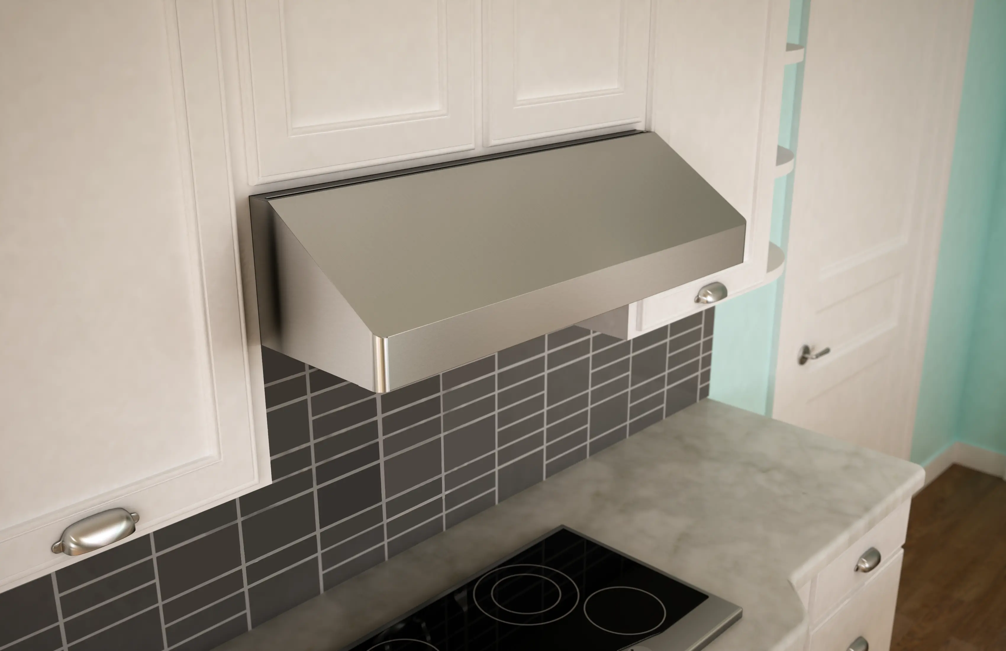 AK7100BS290-BF Zephyr 30  Gust Under-Cabinet Range Hood - Stainless Steel-2