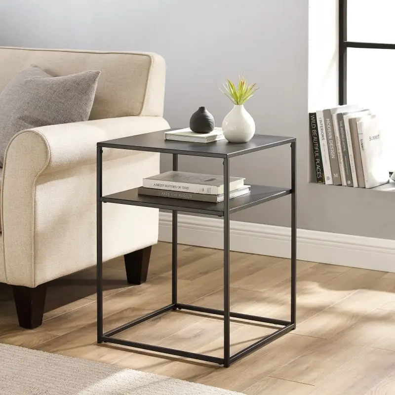 CF1401-MB Braxton Black End Table-1