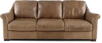 Tex Taupe Leather Sofa