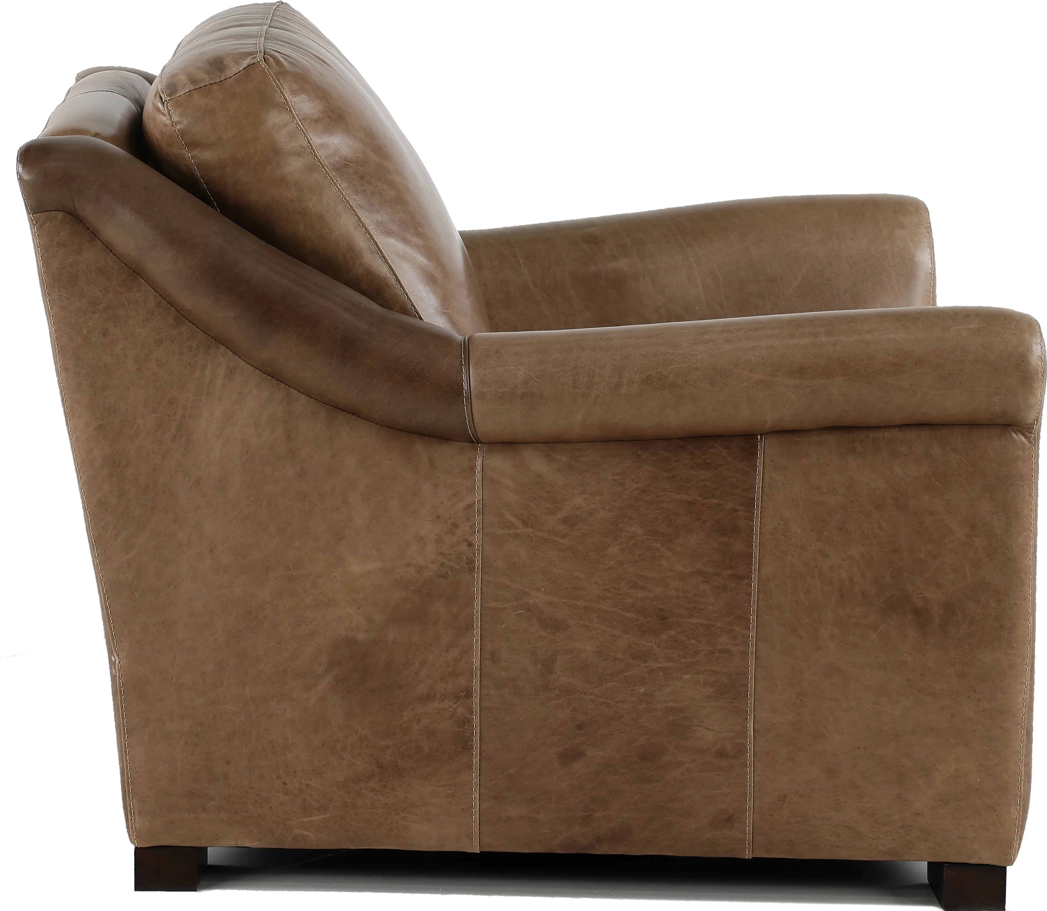 Tex Taupe Leather Chair-6