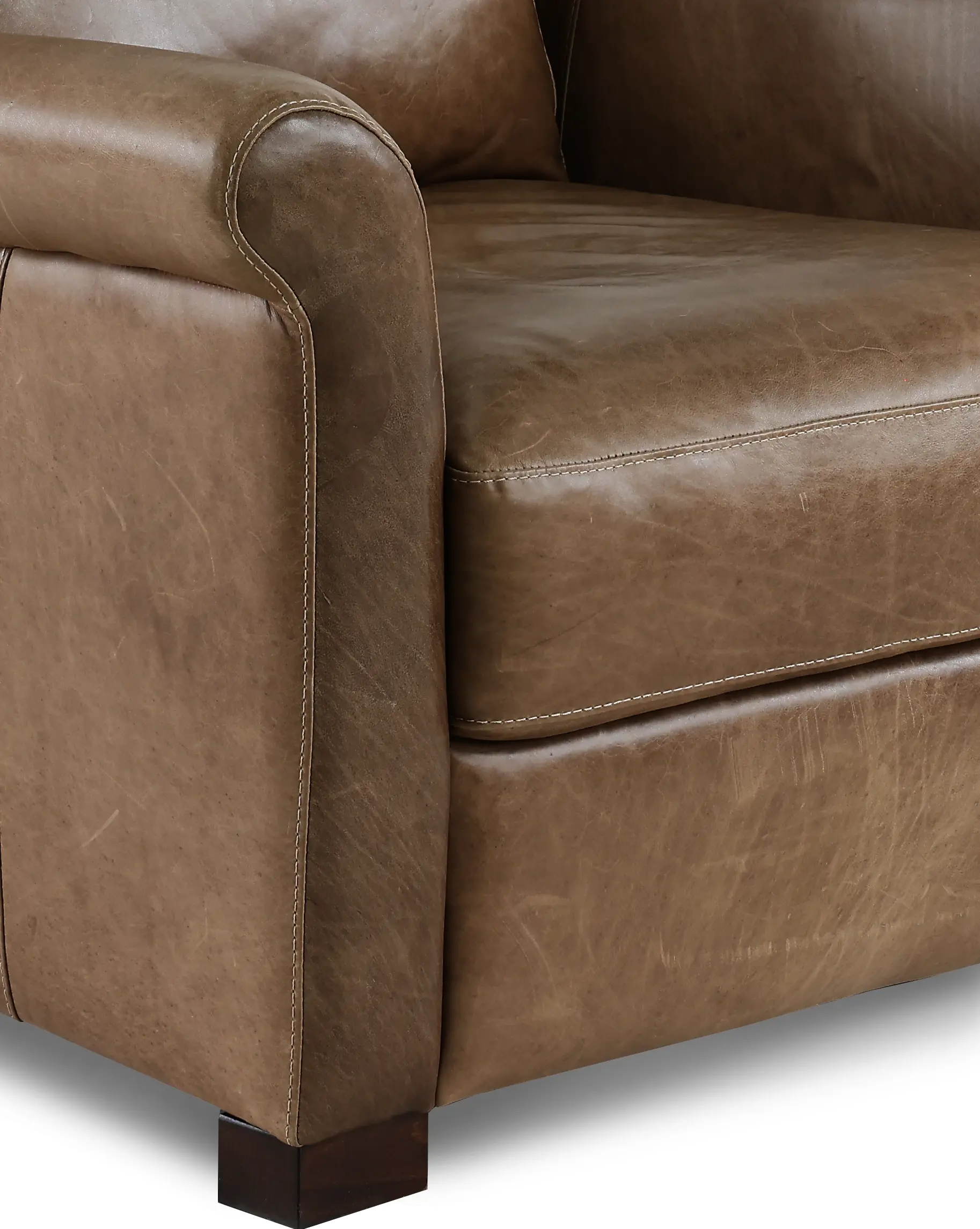 Tex Taupe Leather Chair-7