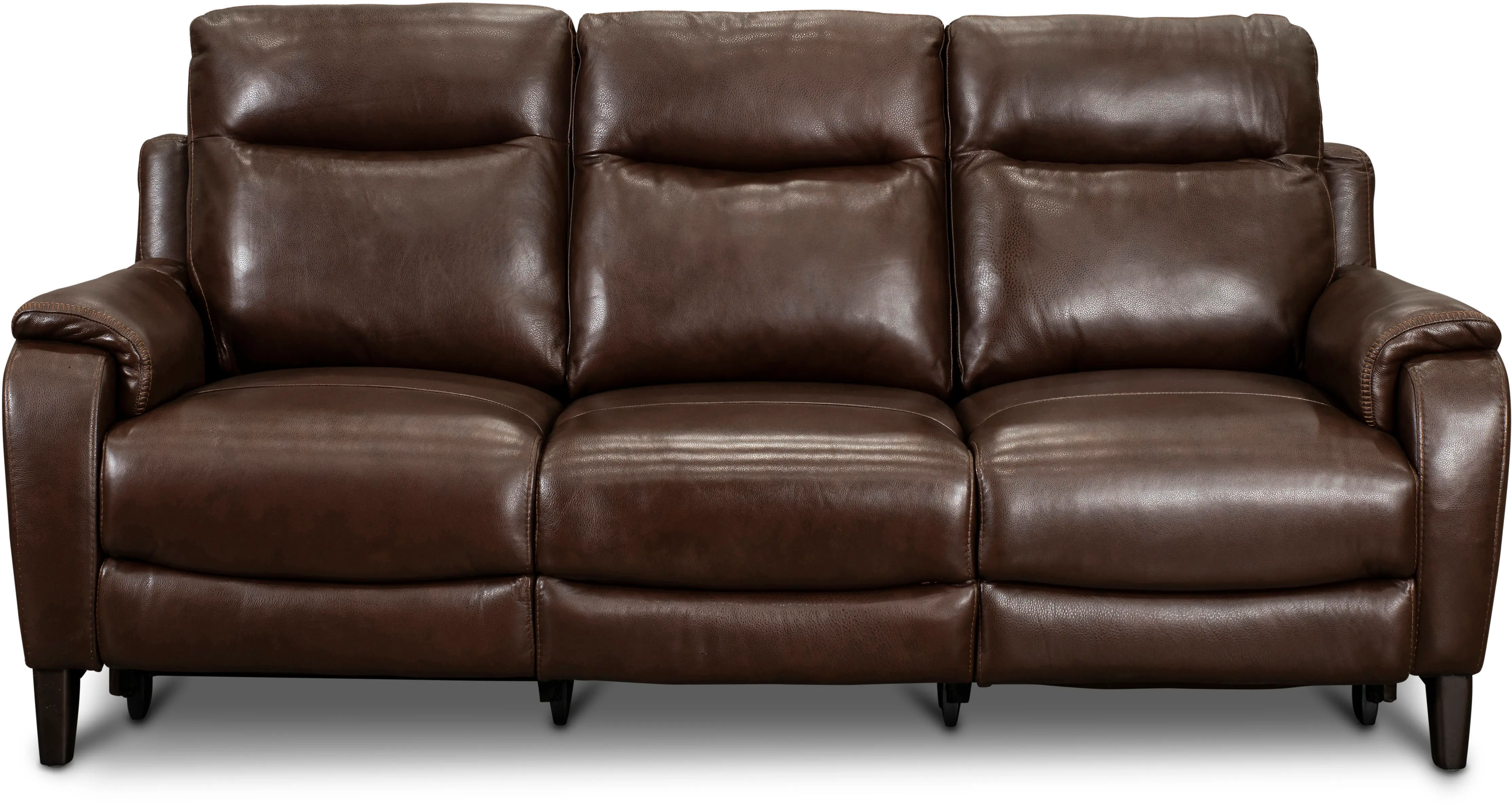 Monterey Brown Leather-Match Power Reclining Sofa-1