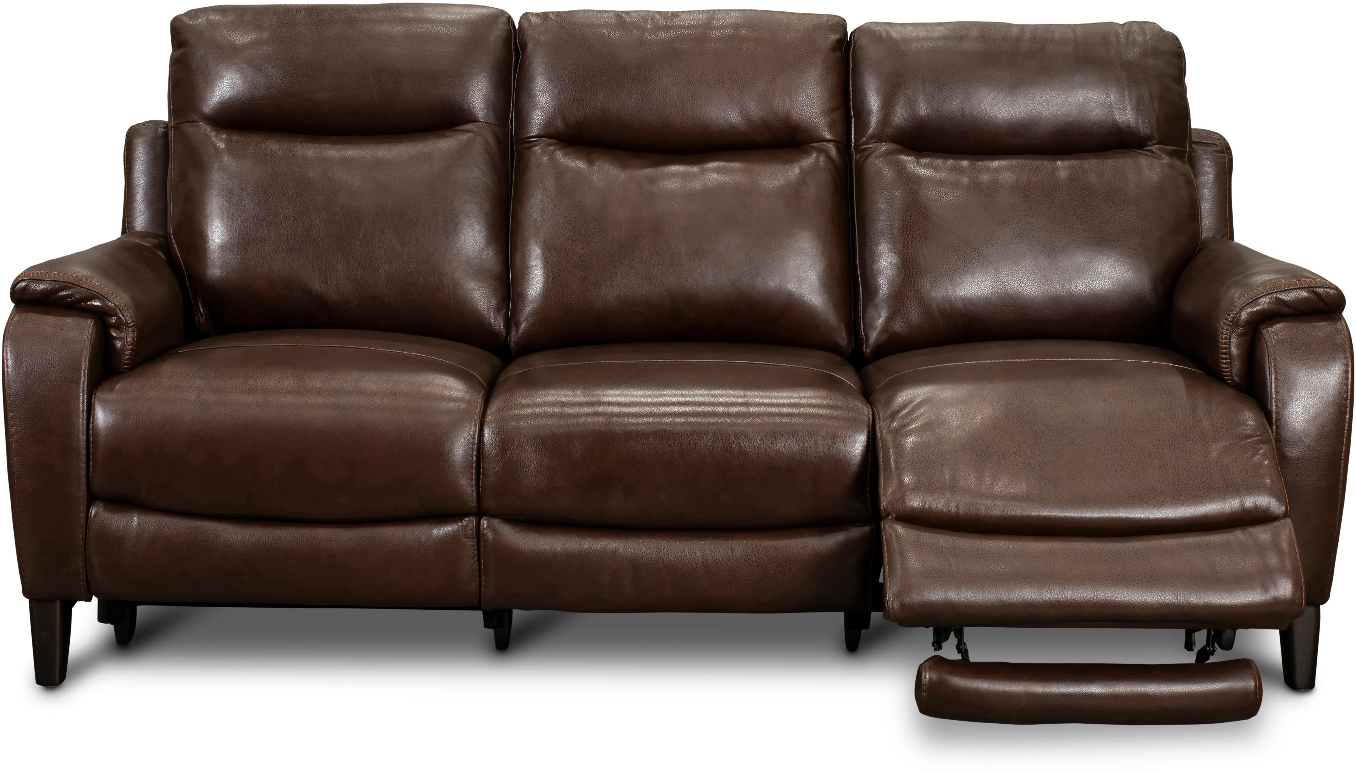 Monterey Brown Leather-Match Power Reclining Sofa-3