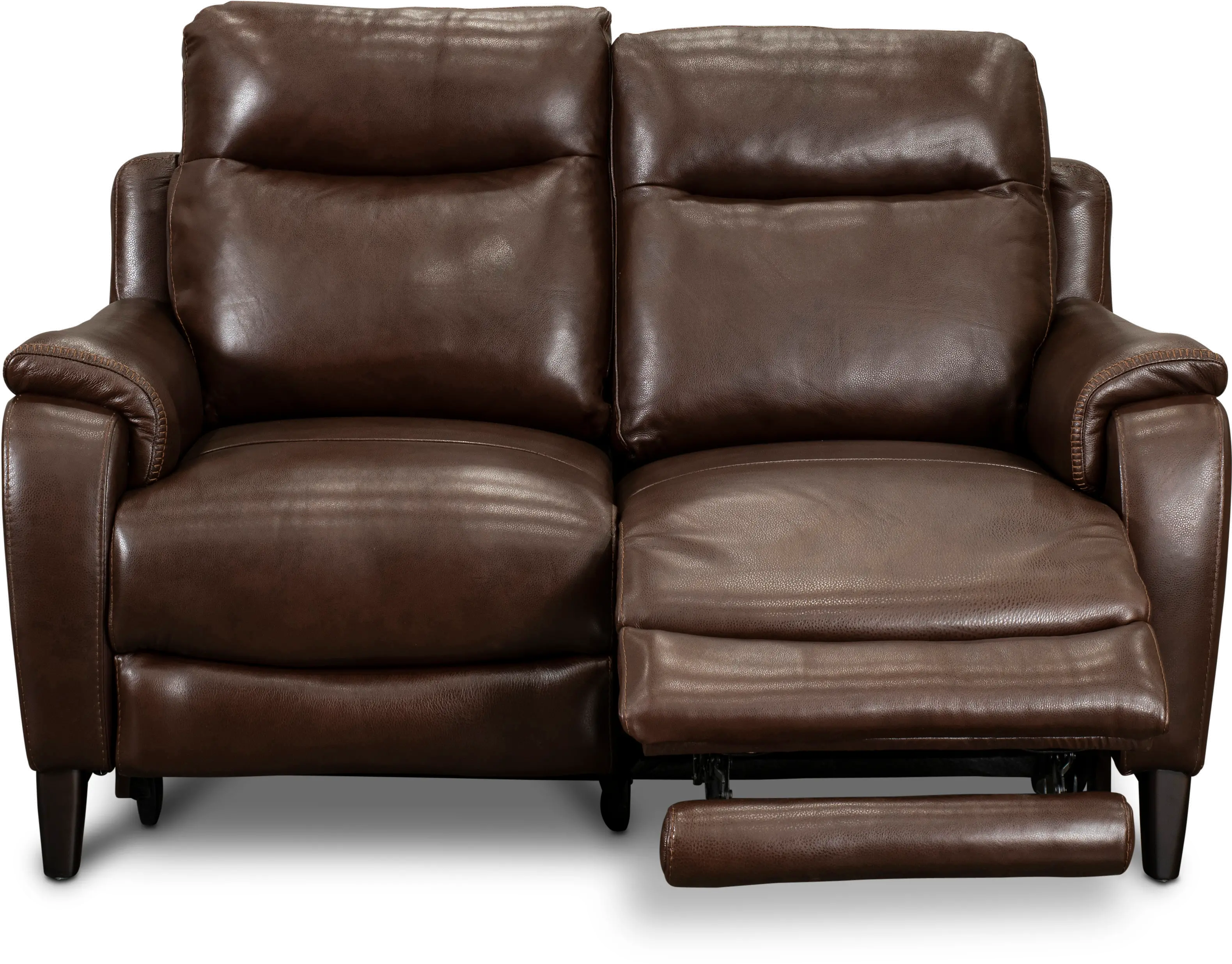 Monterey Brown Leather-Match Power Reclining Loveseat-3