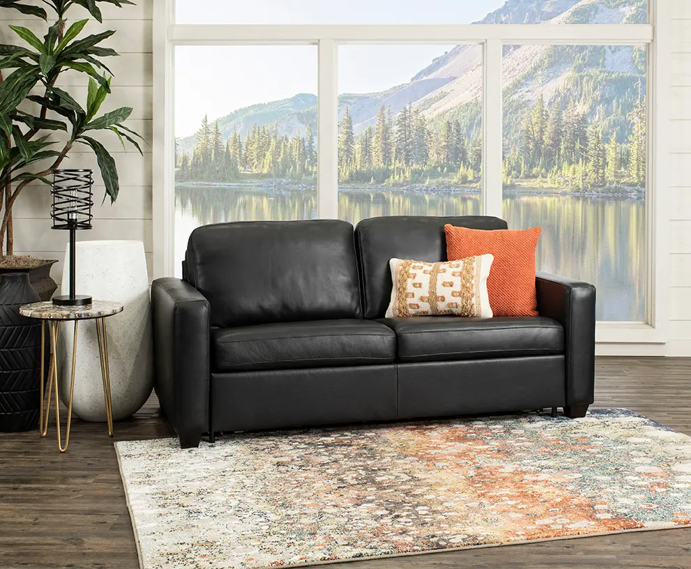 Kildonan Black Full Sofa Bed-2