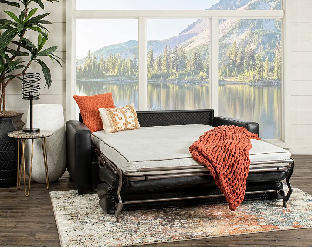 Kildonan Black Full Sofa Bed-3