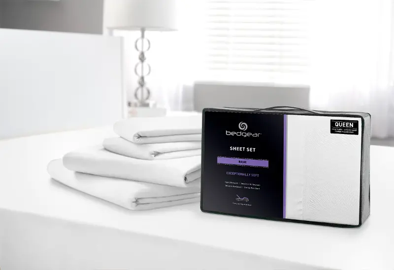 BedGear White Microfiber Full Bed Sheets