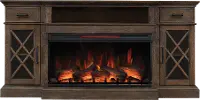 Hamilton Brown 70  Fireplace TV Stand