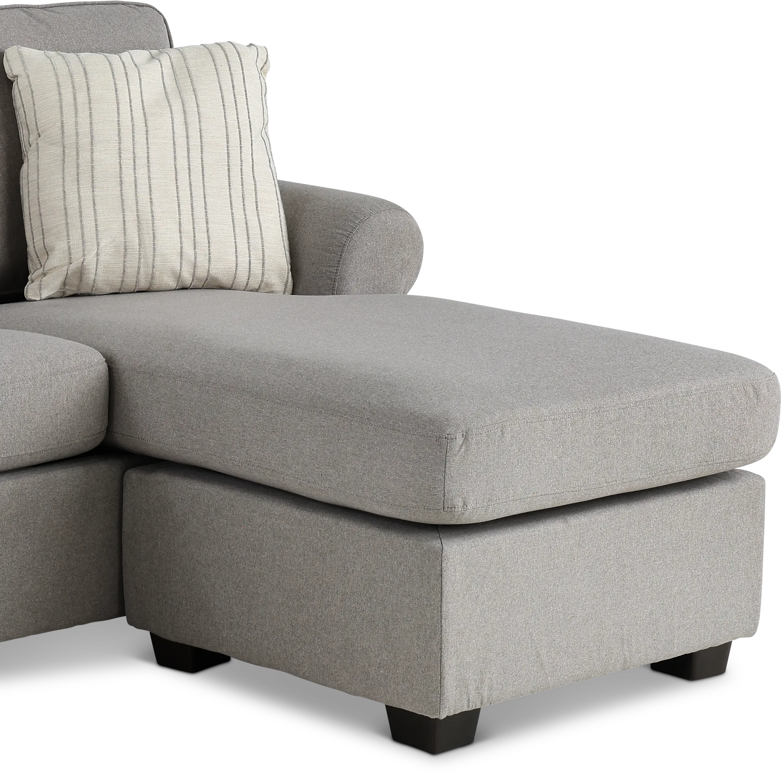 Tranquility Light Gray Queen Sofa Bed with Chaise-5