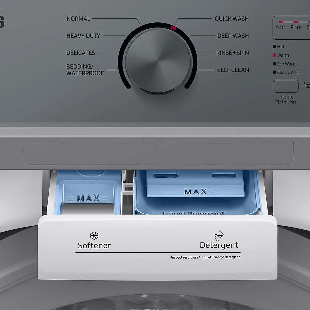 WA44A3205AW Samsung Agitator Top Load Washer - 4.4 cu. ft. White-2