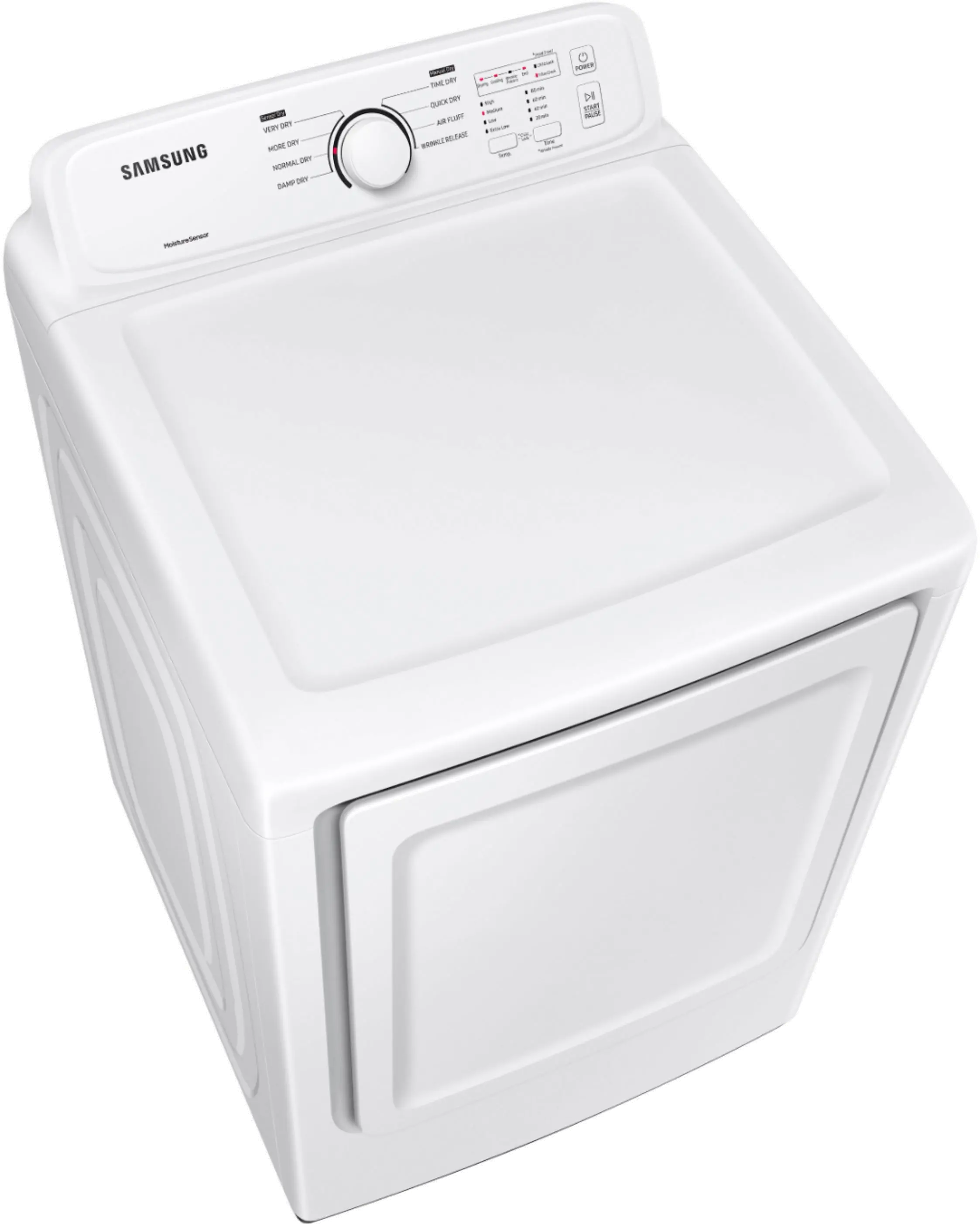 DVG41A3000W Samsung Gas Dryer with Sensor Dry and 8 Drying Cycles - 7.2 cu. ft. White-5