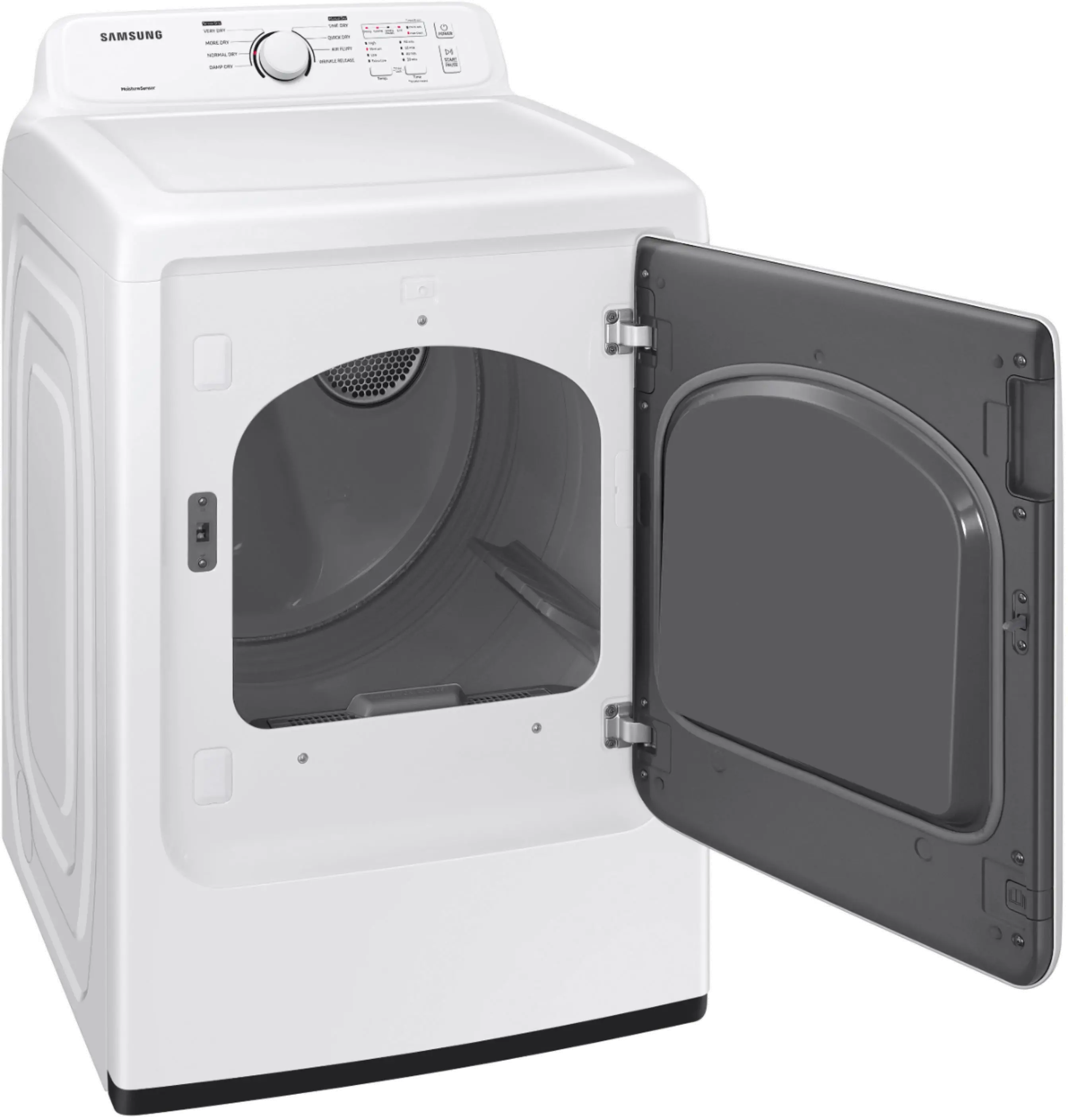 DVG41A3000W Samsung Gas Dryer with Sensor Dry and 8 Drying Cycles - 7.2 cu. ft. White-6