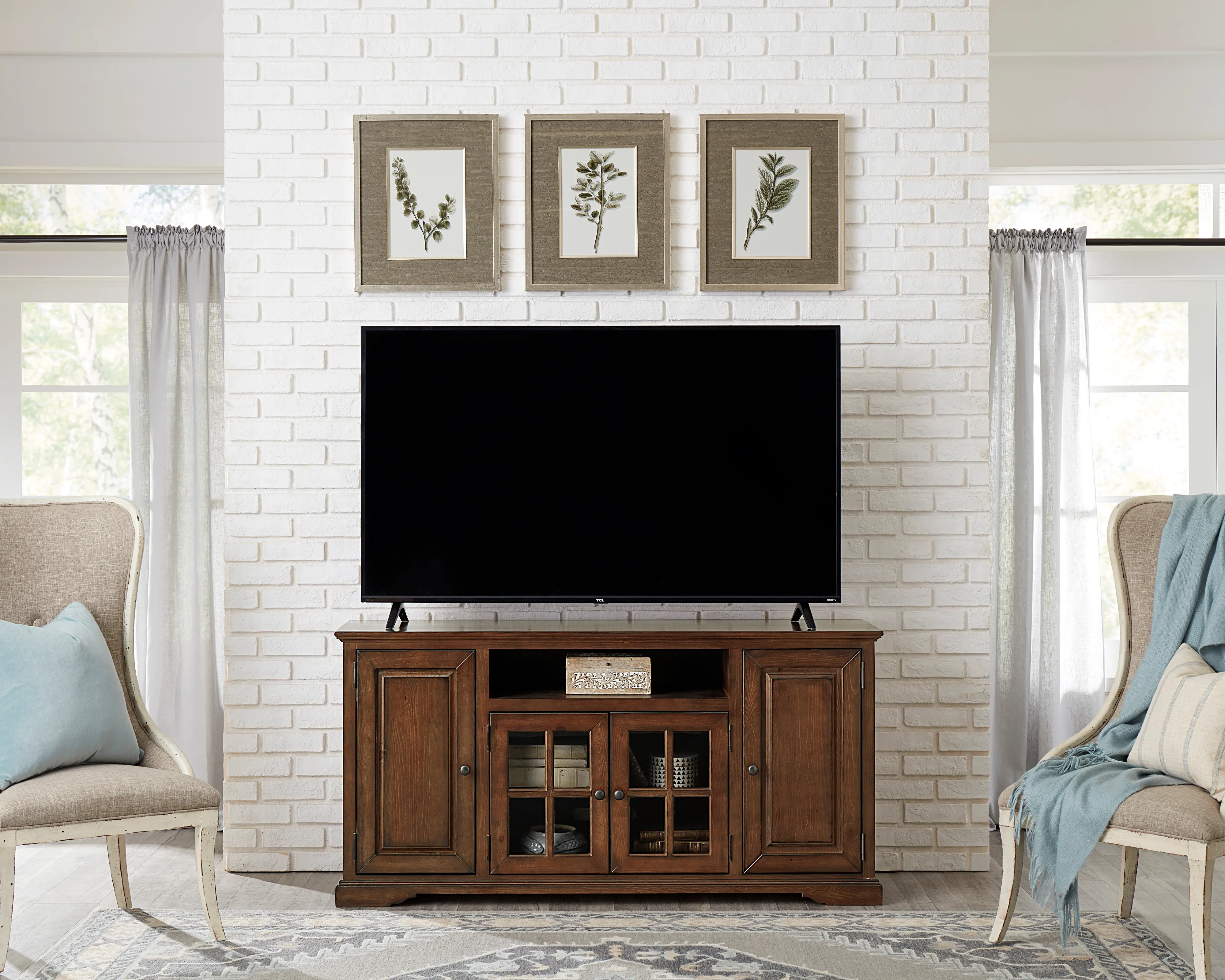 Hamilton Cherry 64  TV Stand-1
