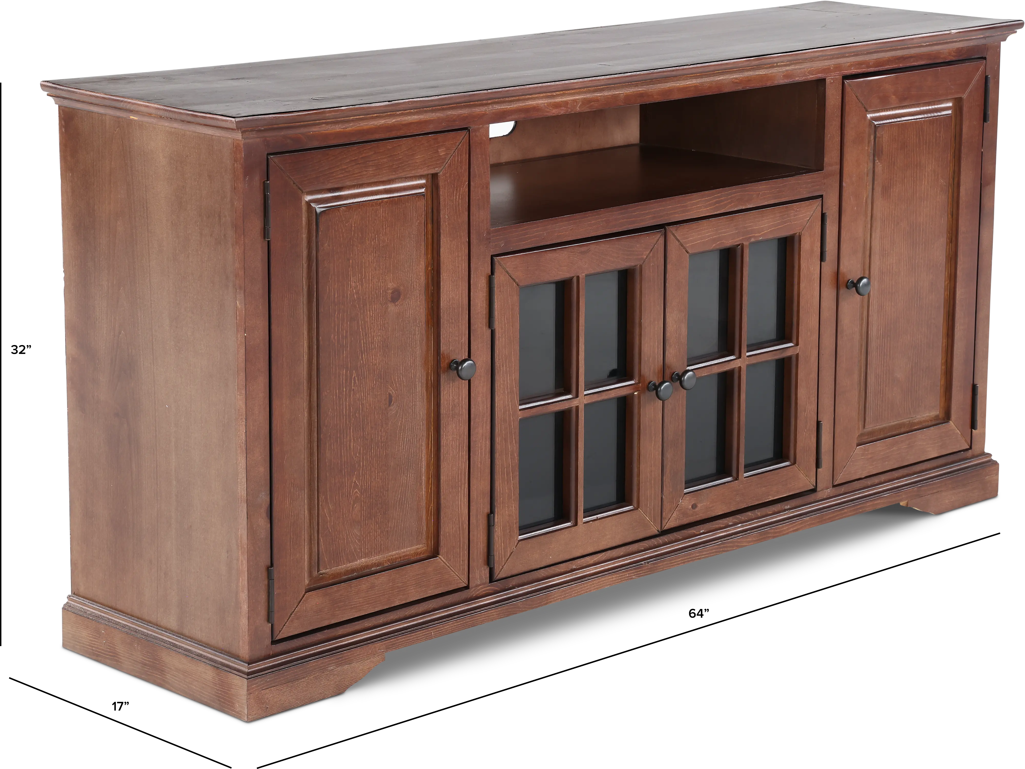 Hamilton Cherry 64  TV Stand-2