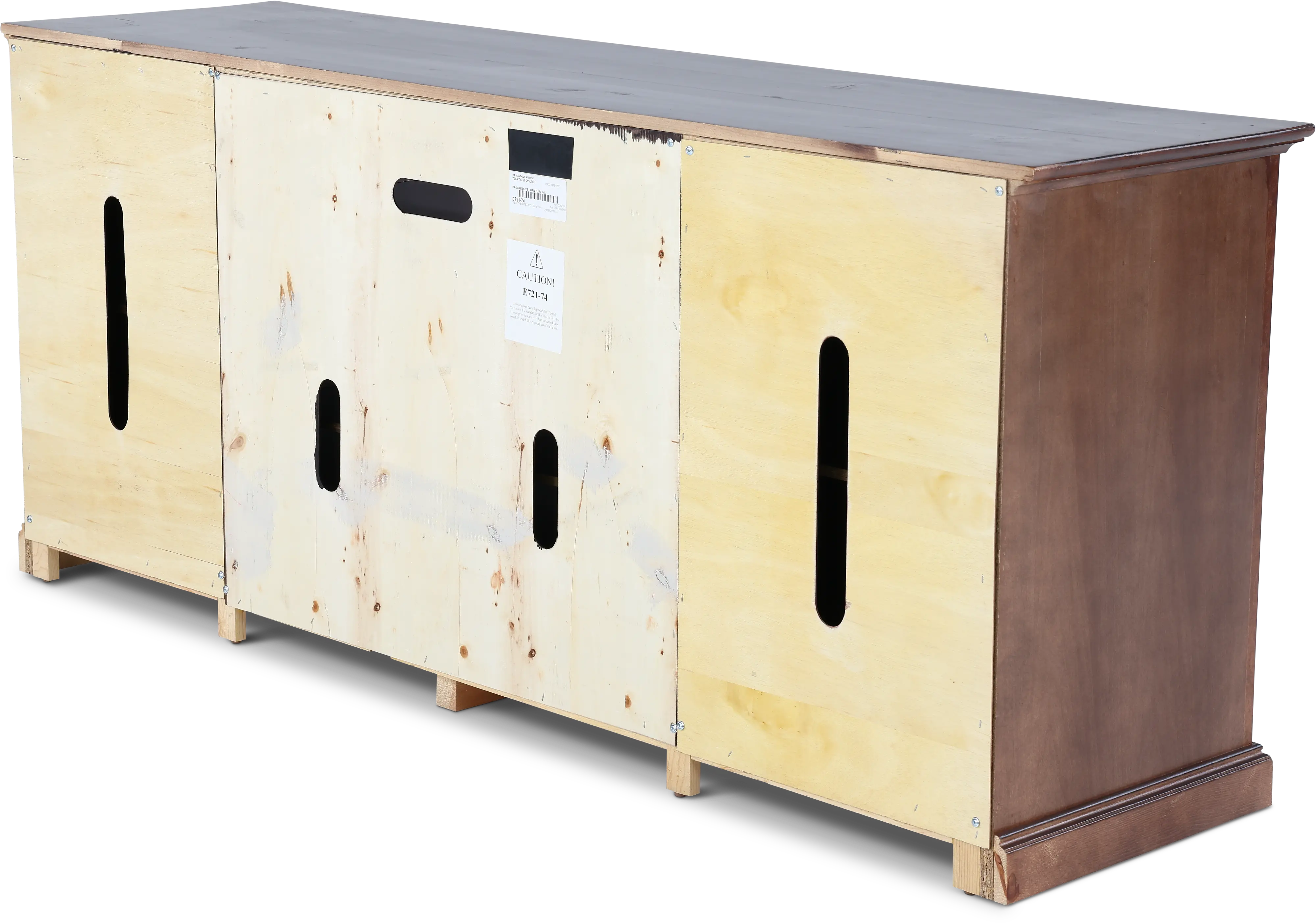 Hamilton Cherry 74  TV Stand-5