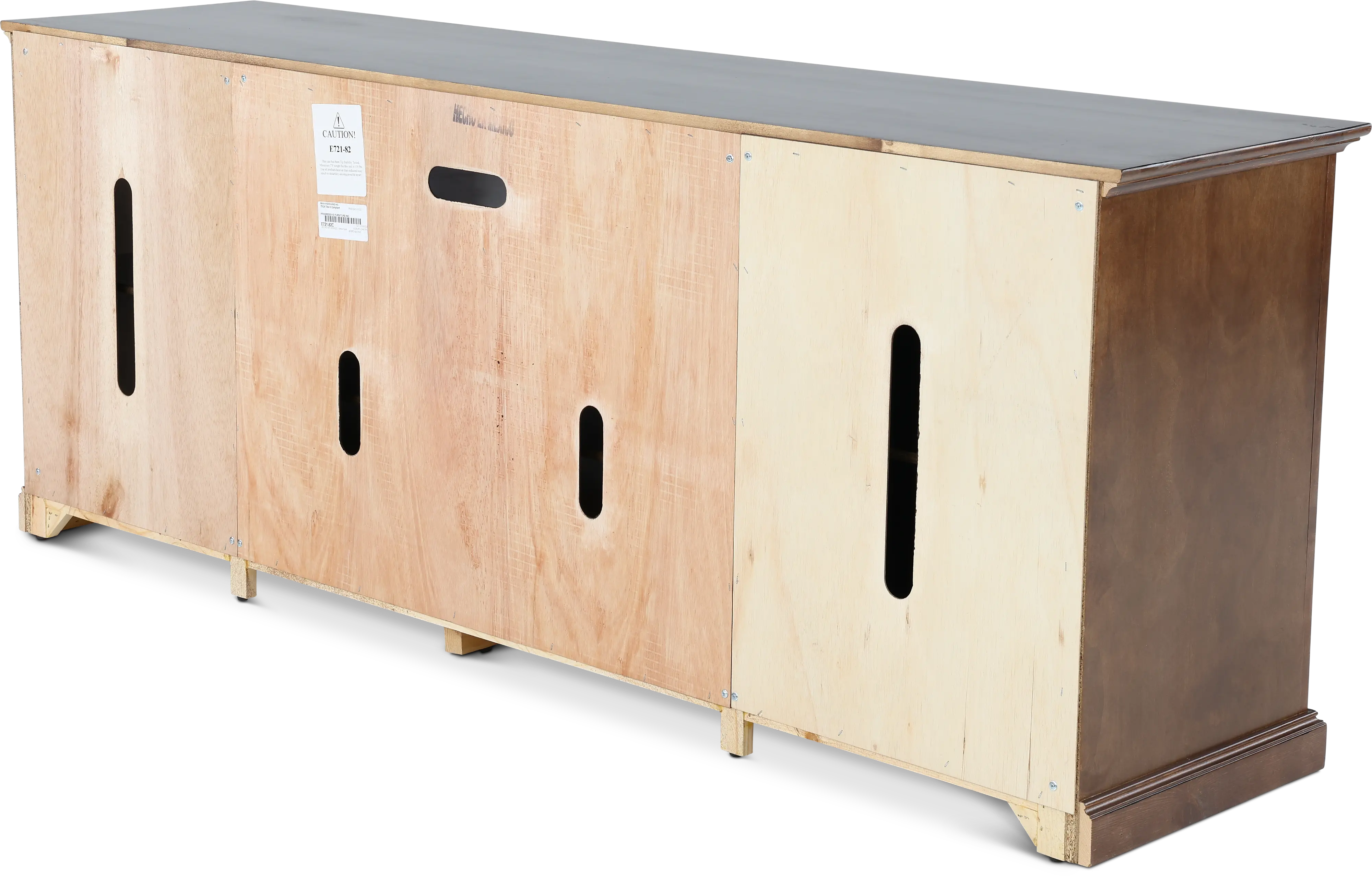 Hamilton Cherry 82  TV Stand-5