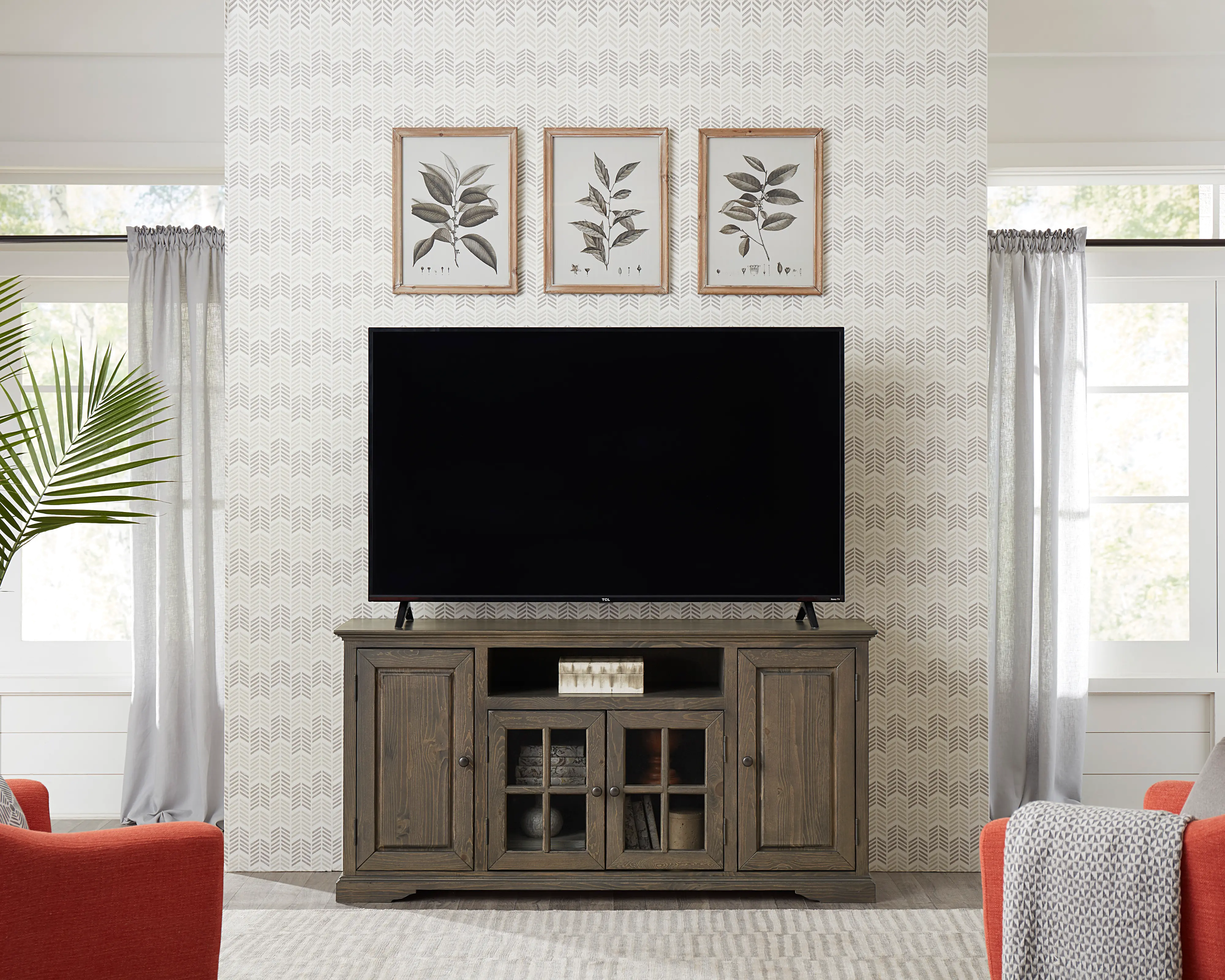 Hamilton Gray 64  TV Stand-2