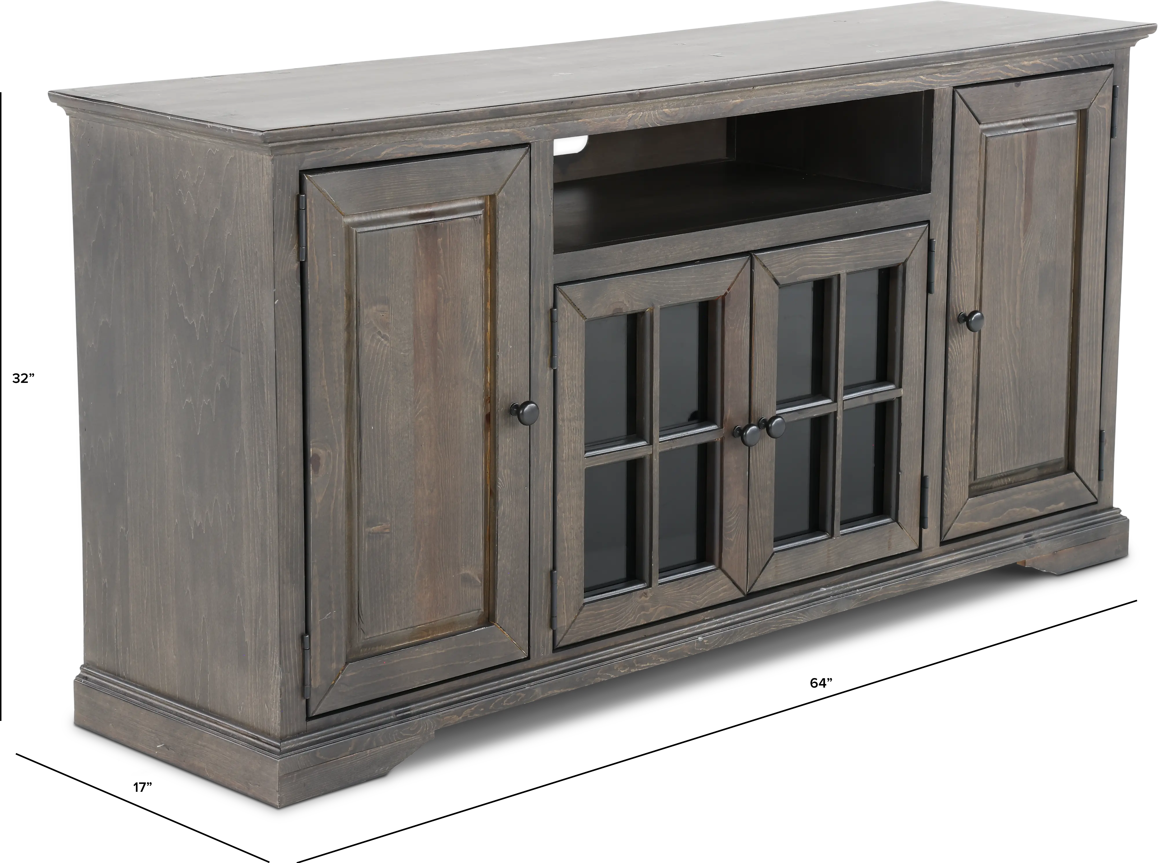 Hamilton Gray 64  TV Stand-3
