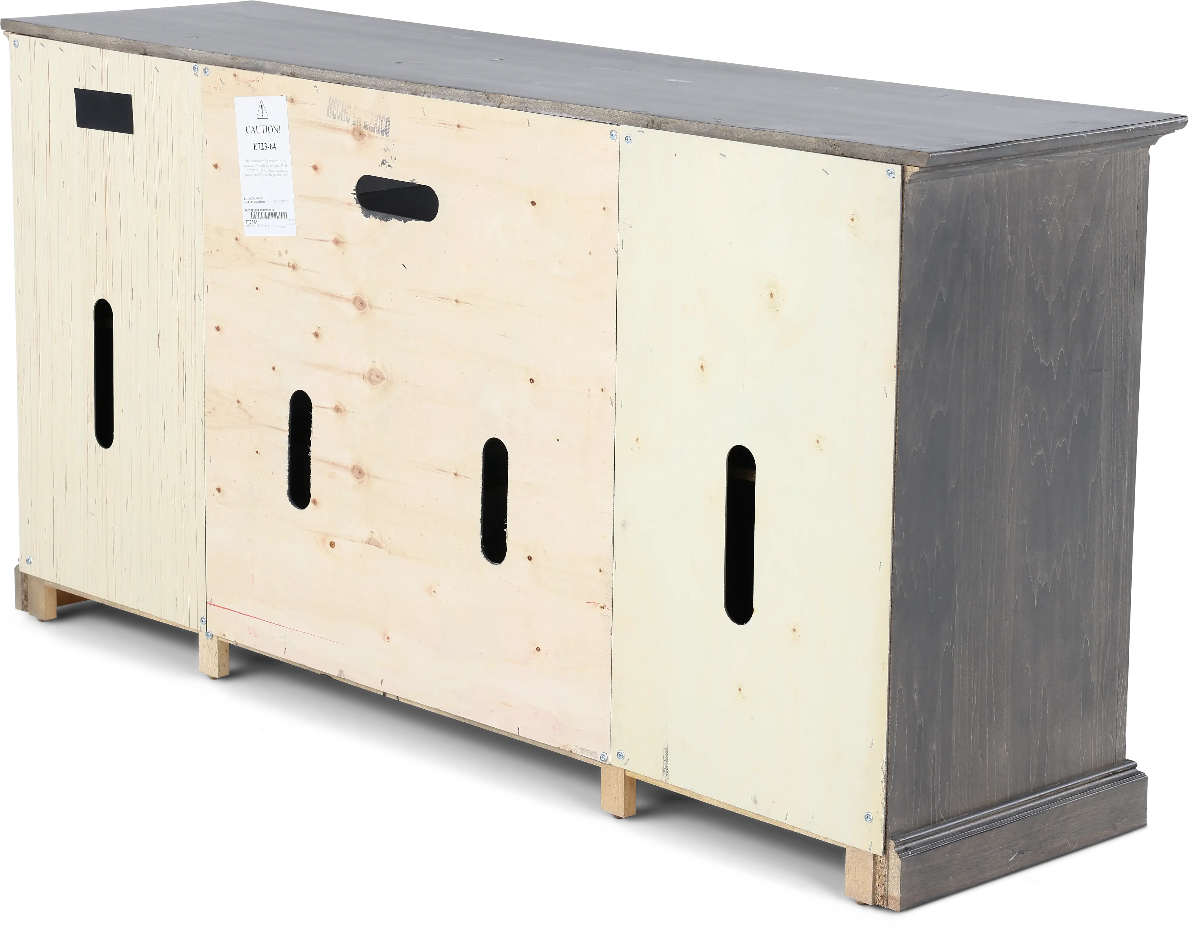 Hamilton Gray 64  TV Stand-5