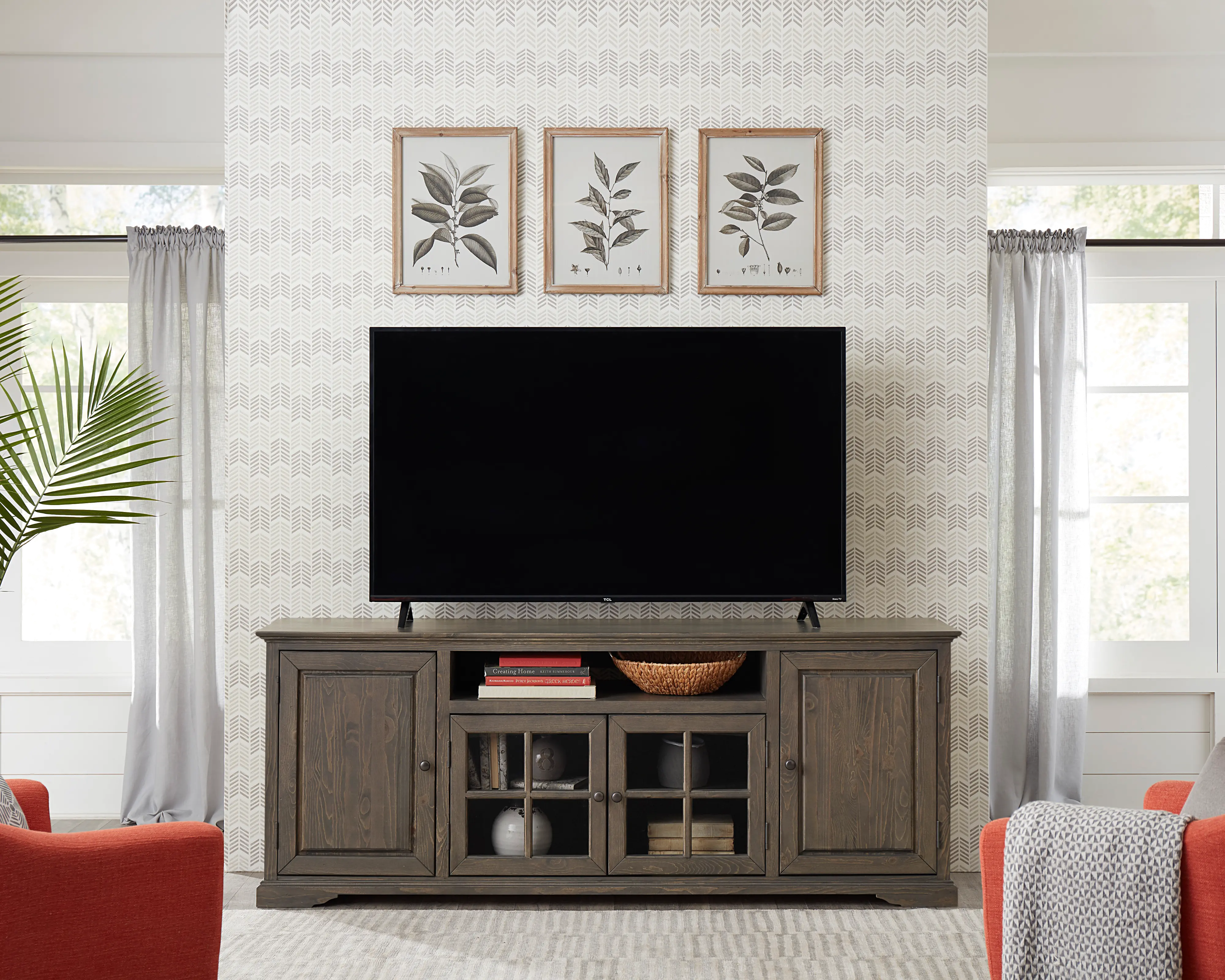 Hamilton Gray 82  TV Stand-2