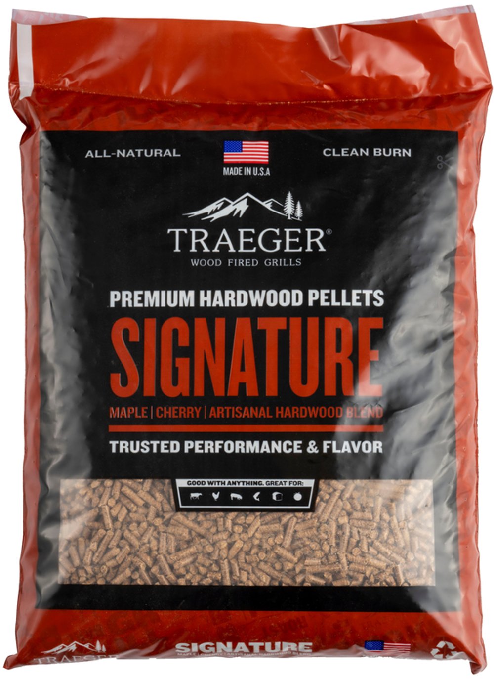 Traeger Grill Signature Blend Pellets 20 lb Bag