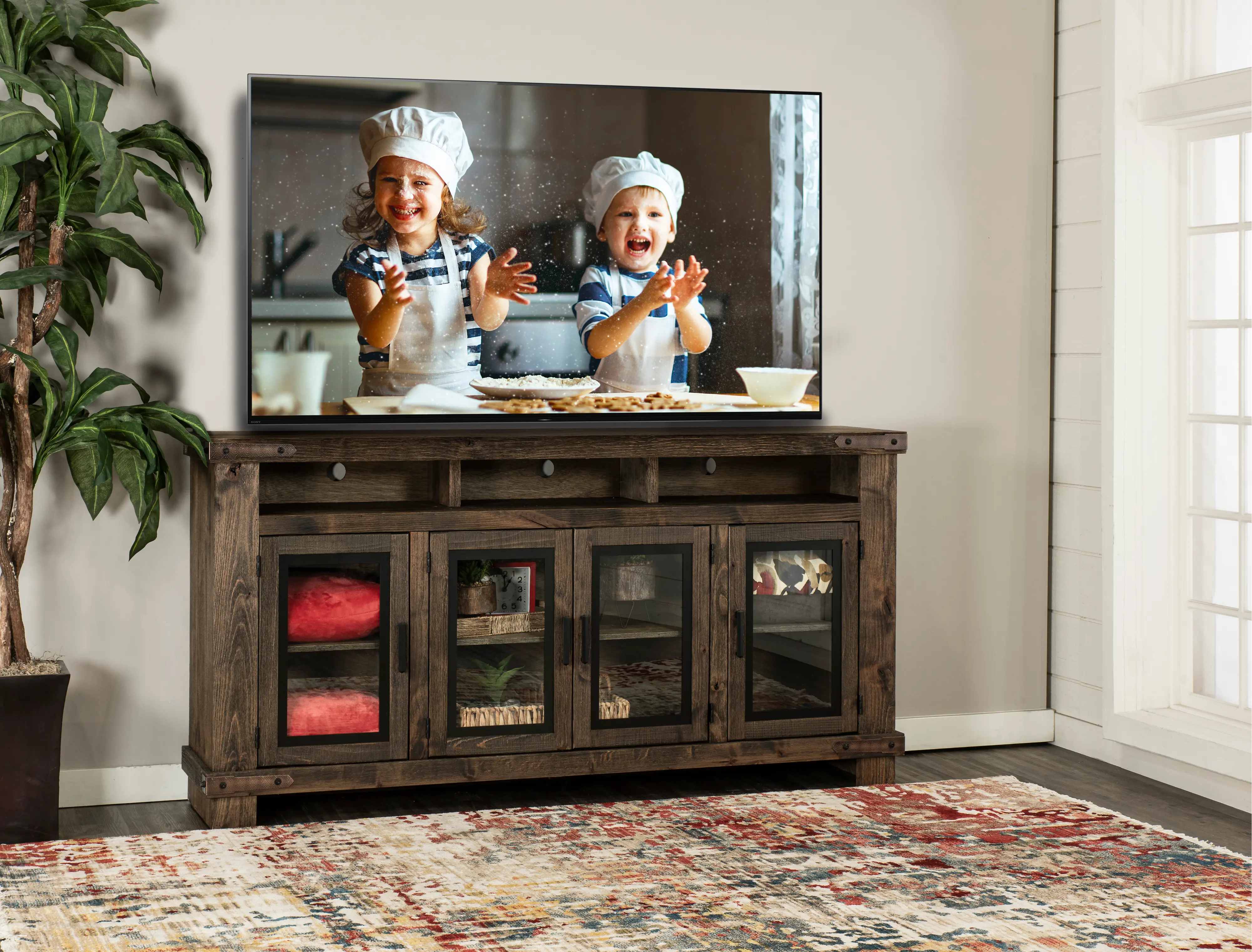 Sawyer Brown TV Stand-2