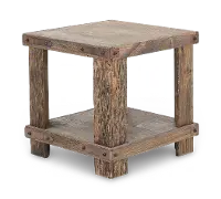 Sawyer Rustic Brown End Table