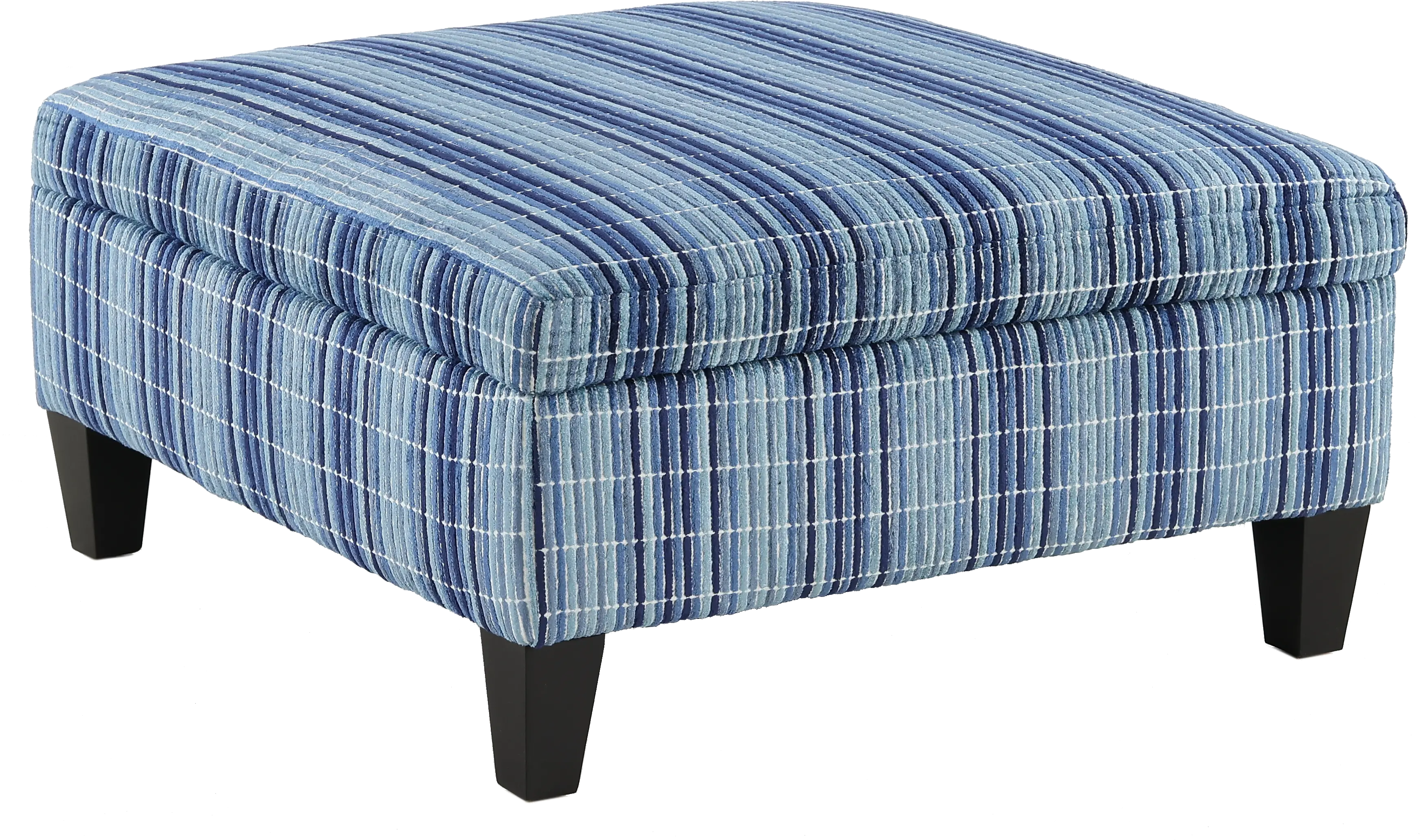 Orion Blue Storage Cocktail Ottoman-1
