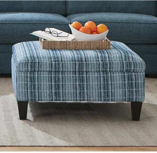 Orion Blue Storage Cocktail Ottoman-2