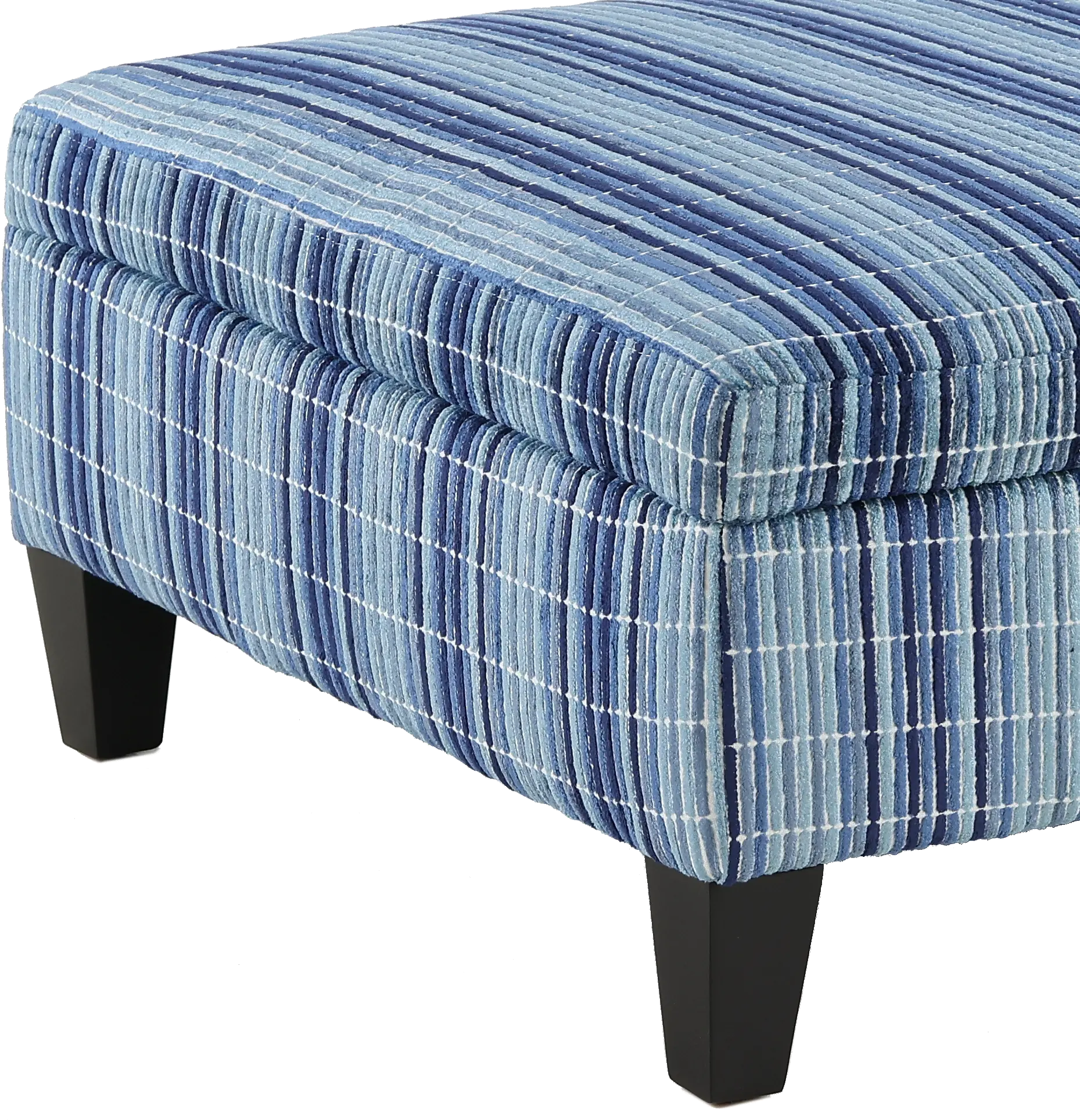 Orion Blue Storage Cocktail Ottoman-5