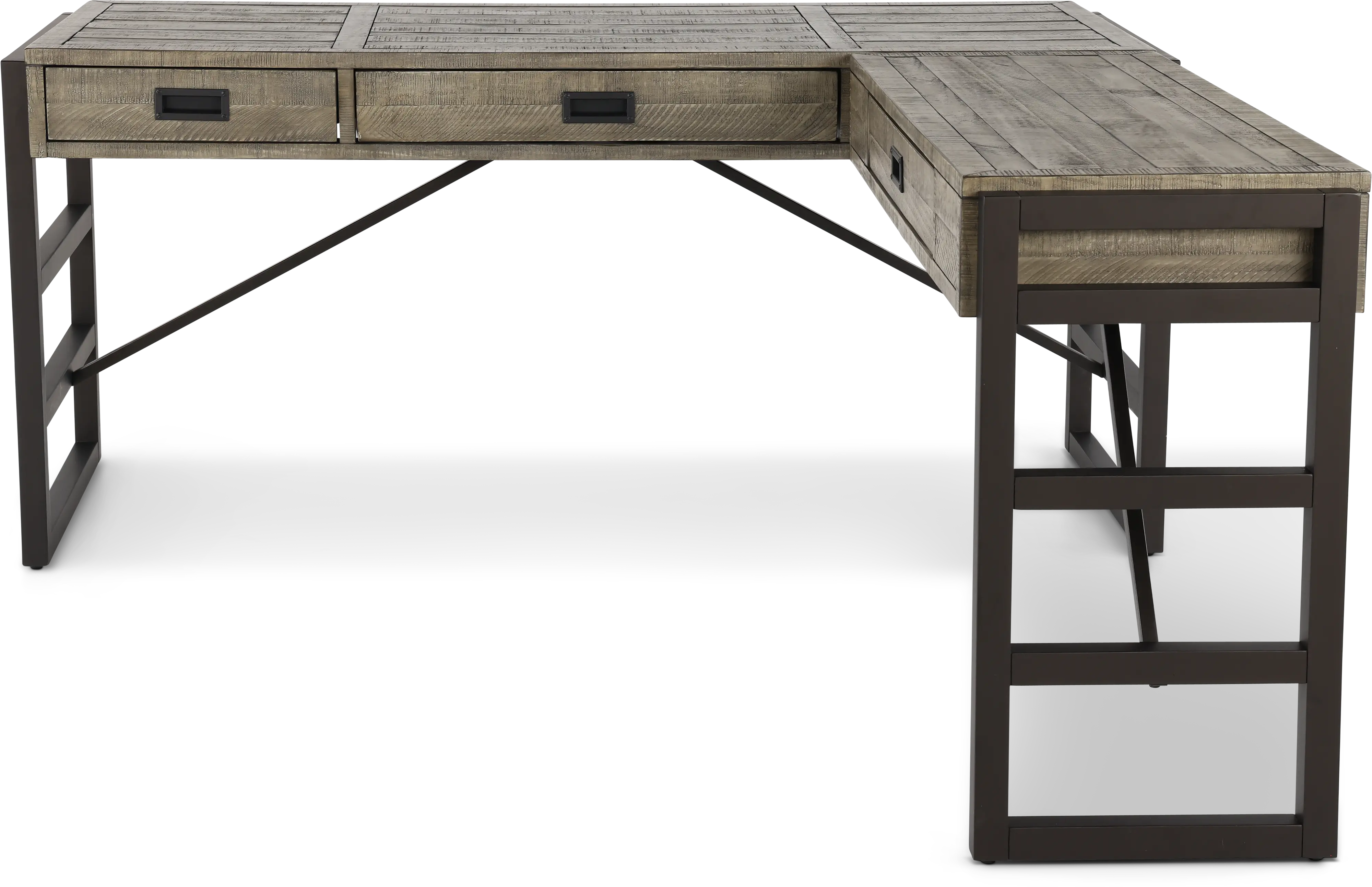 Grayson Gray L-Shaped Desk-7