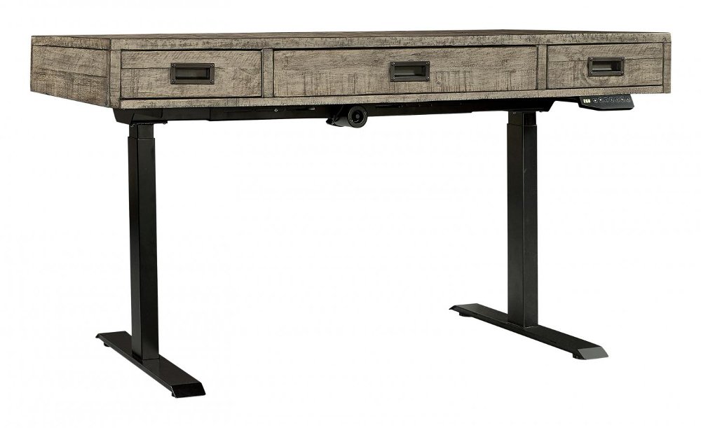 Grayson Cinder Gray Lift Top Desk