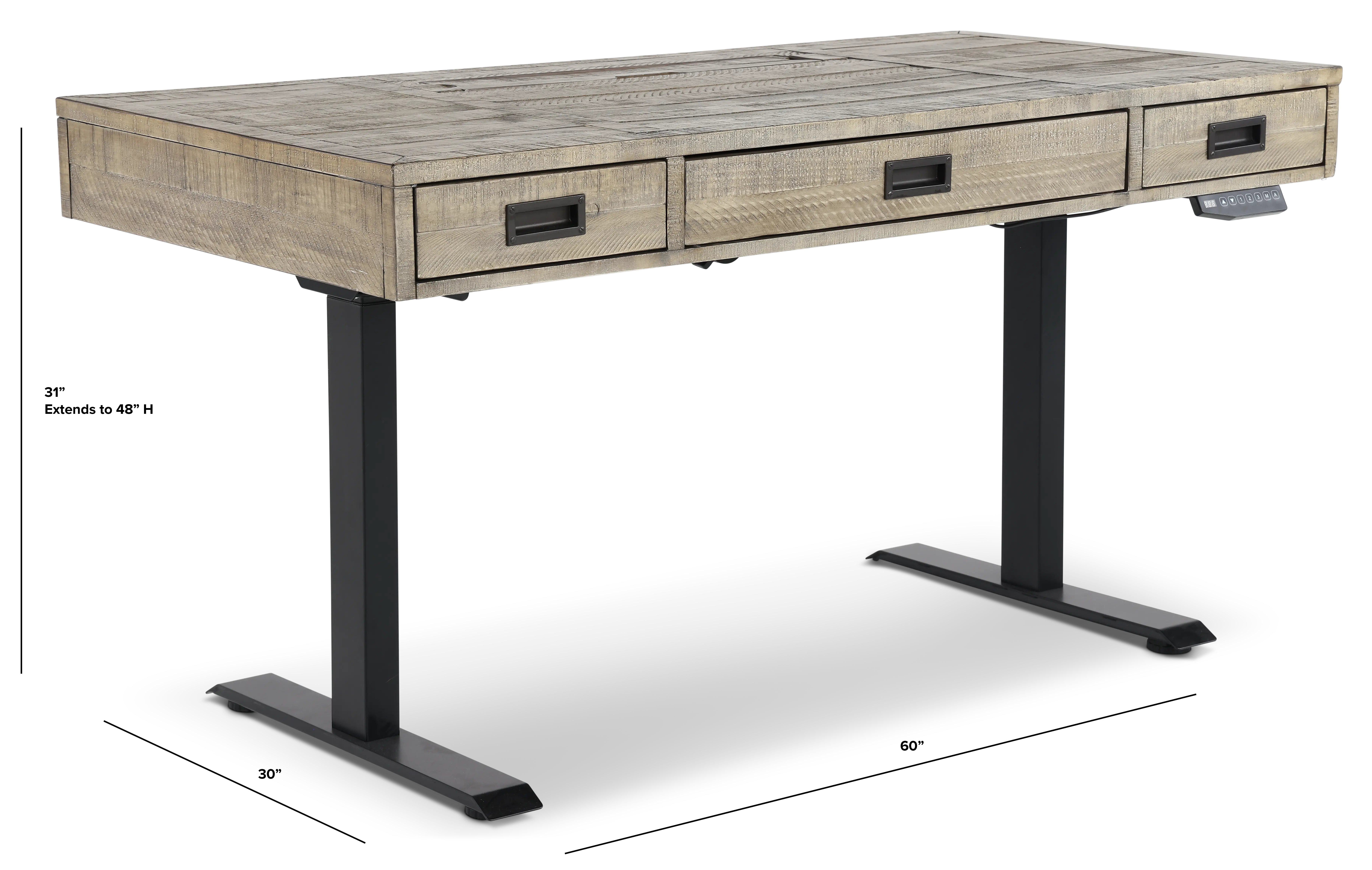 Grayson Gray Lift Top Desk-3