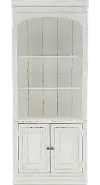 244-HO201 Magnolia Manor Antique White Bookcase