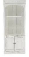 244-HO201 Magnolia Manor Antique White Bookcase
